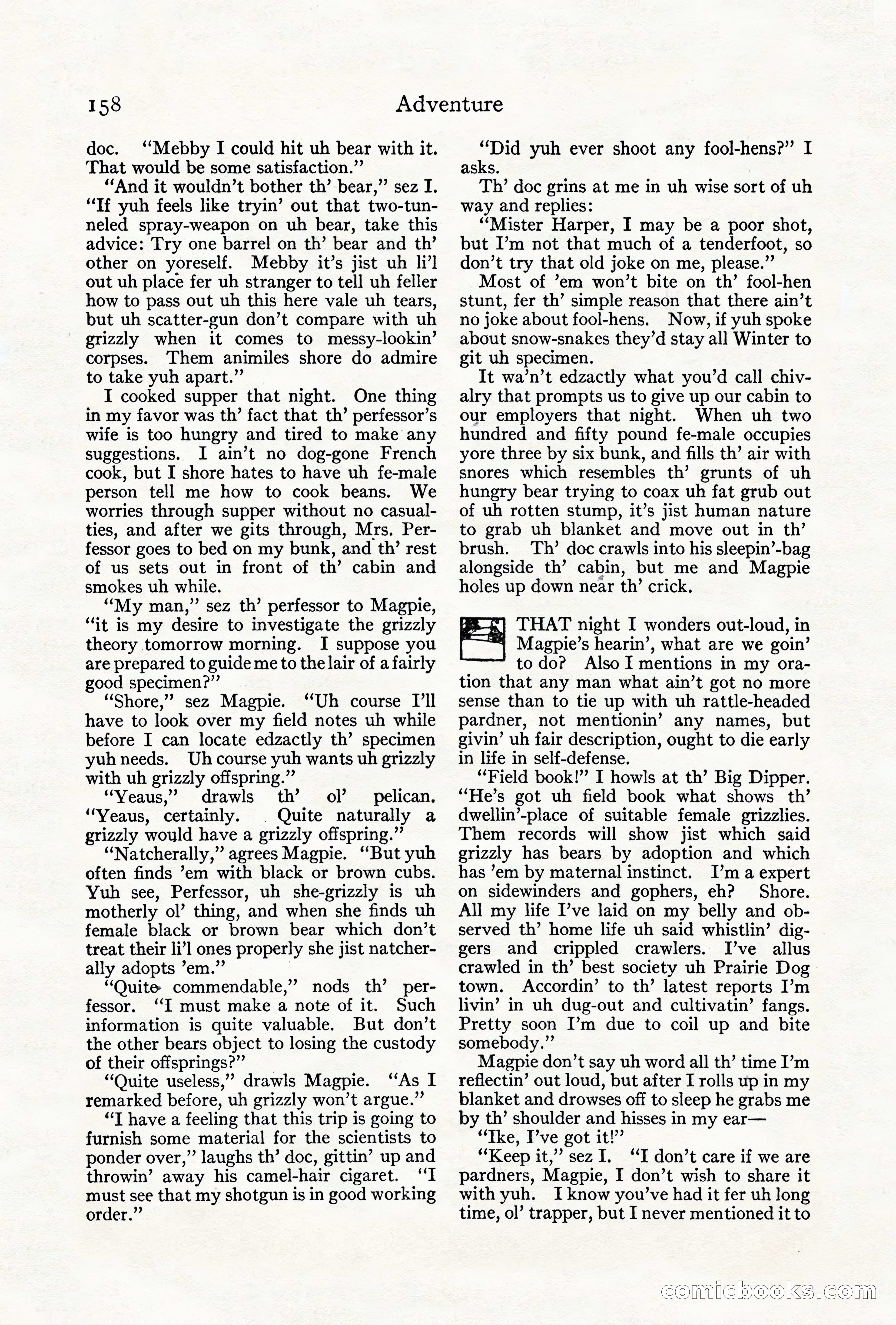 Adventure, August 1917 — page 160 of 196