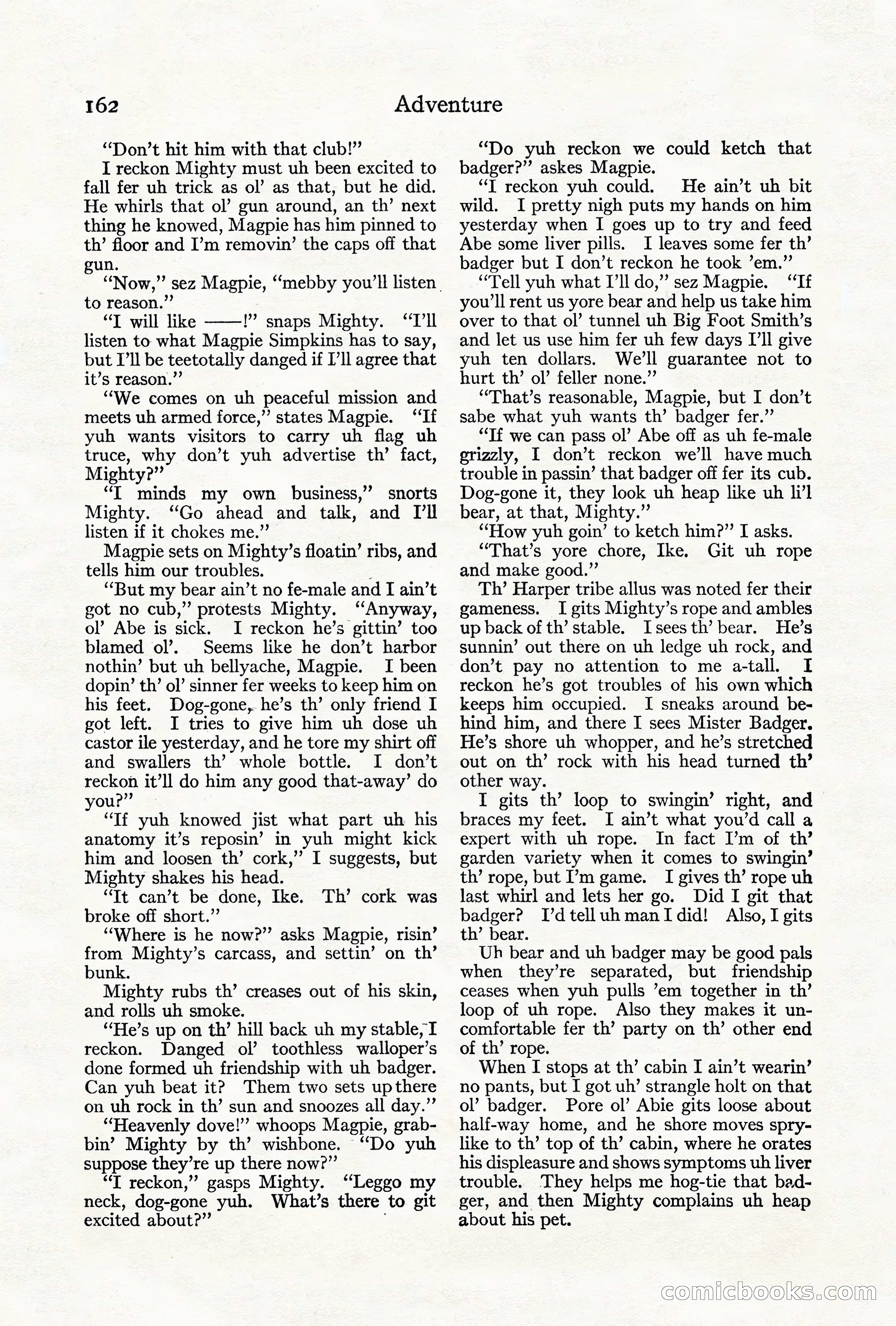 Adventure, August 1917 — page 164 of 196
