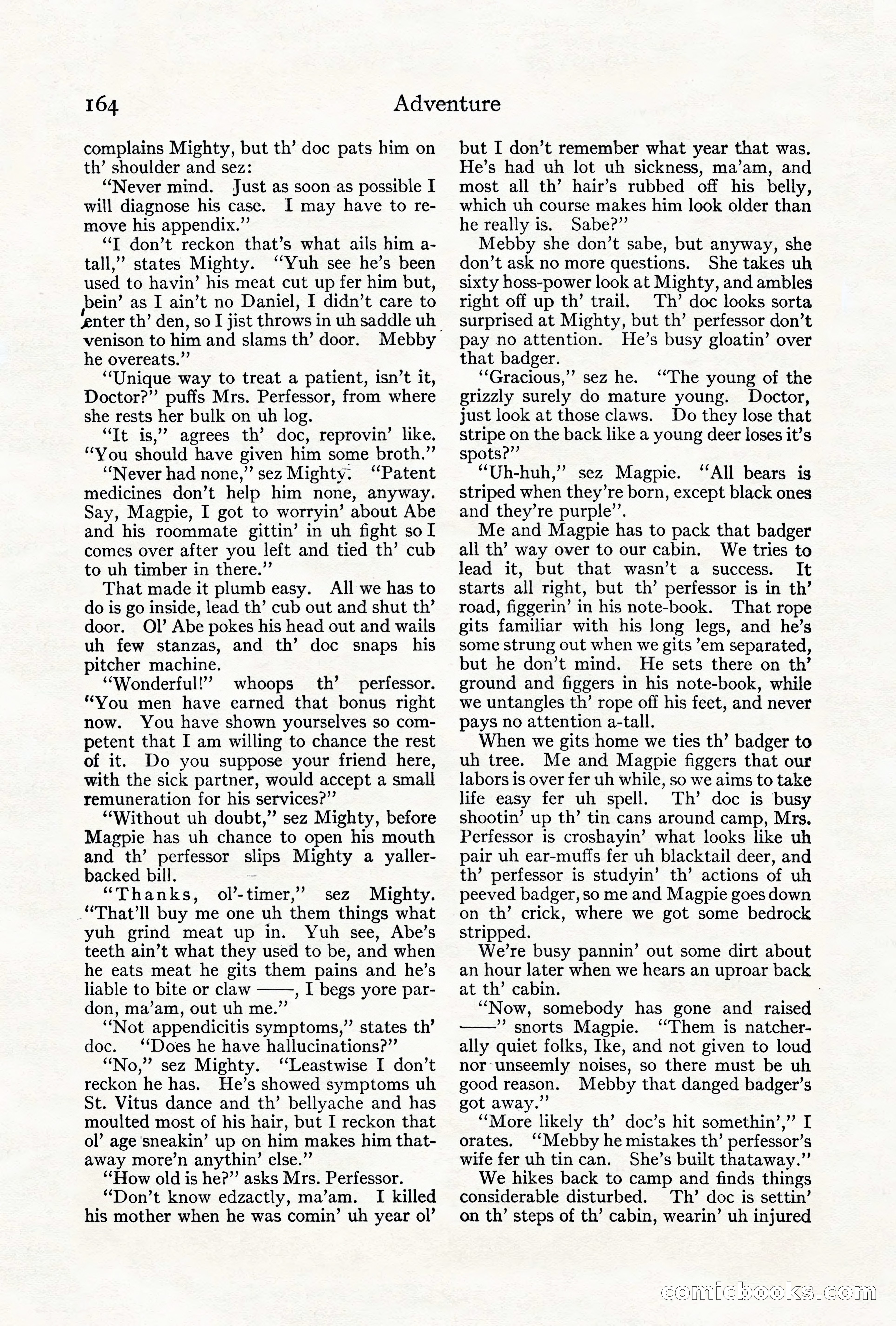 Adventure, August 1917 — page 166 of 196