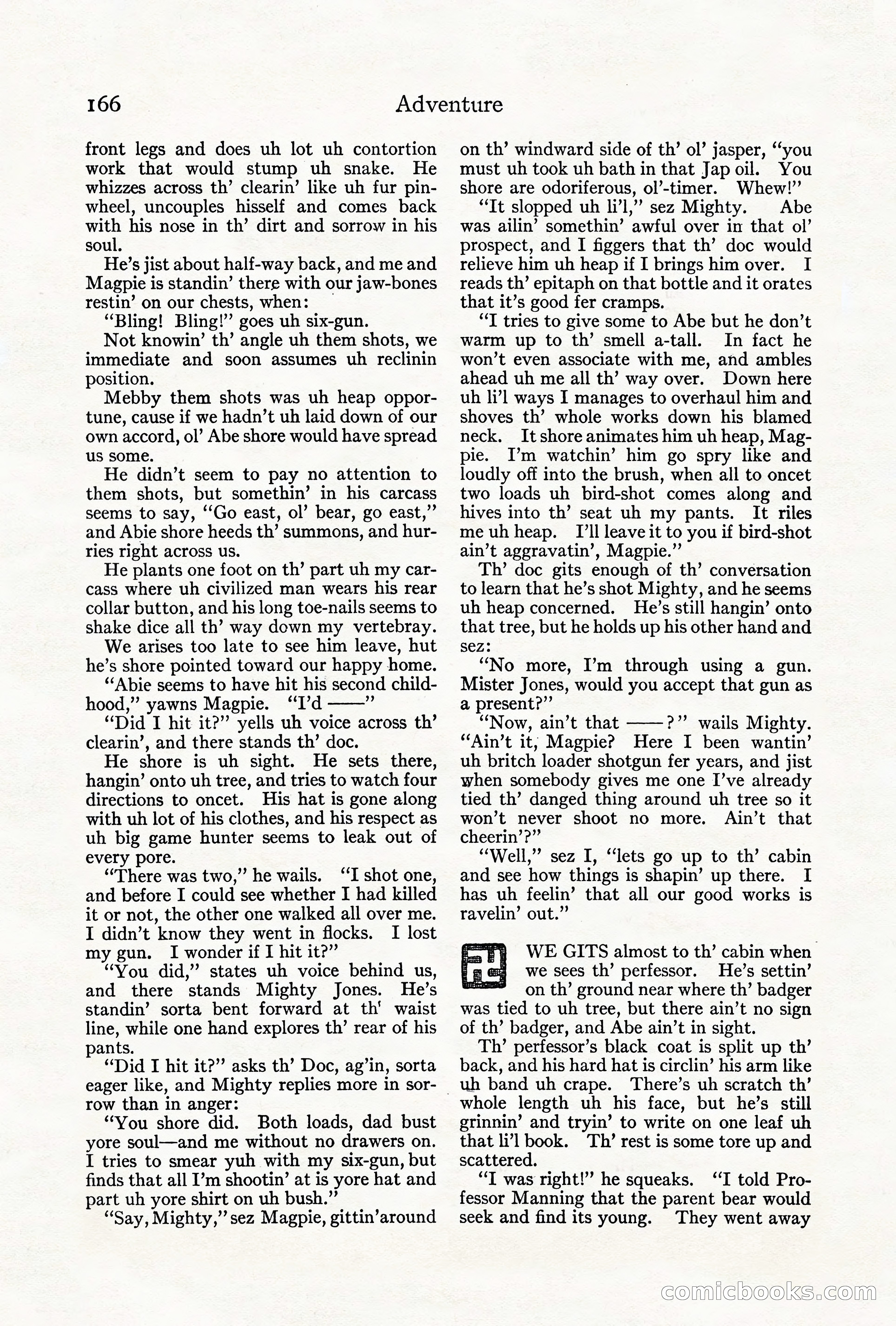 Adventure, August 1917 — page 168 of 196