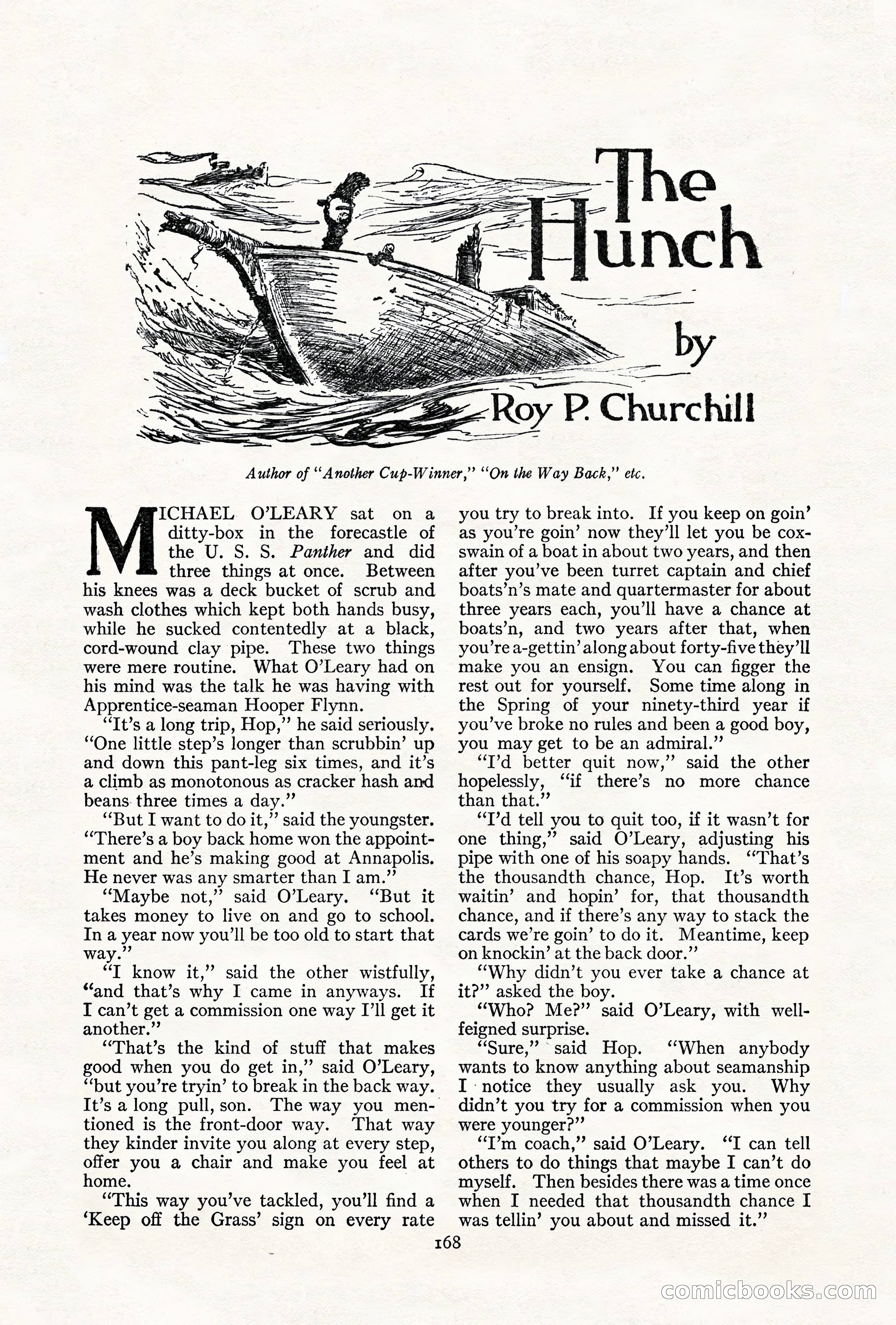 Adventure, August 1917 — page 170 of 196