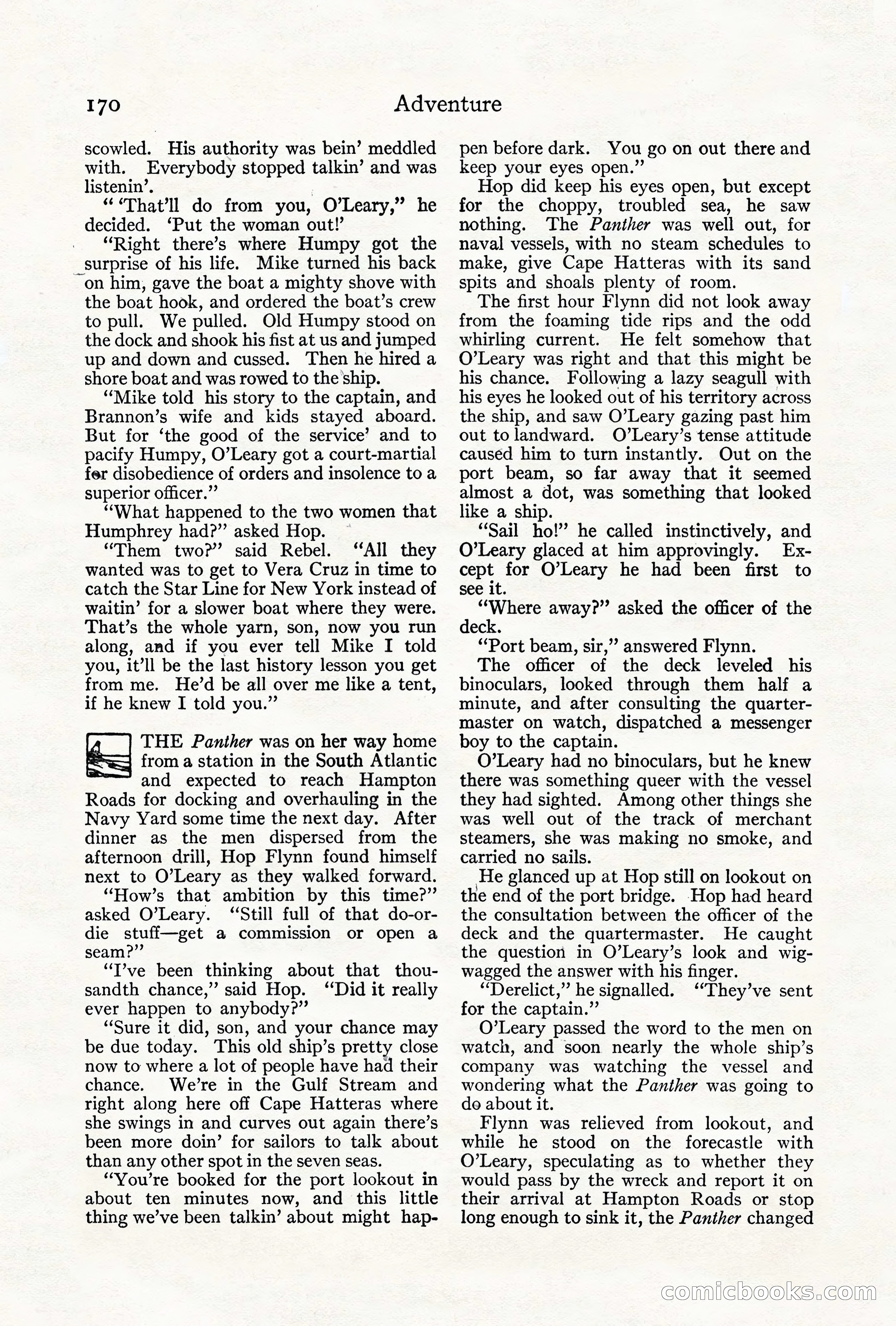 Adventure, August 1917 — page 172 of 196