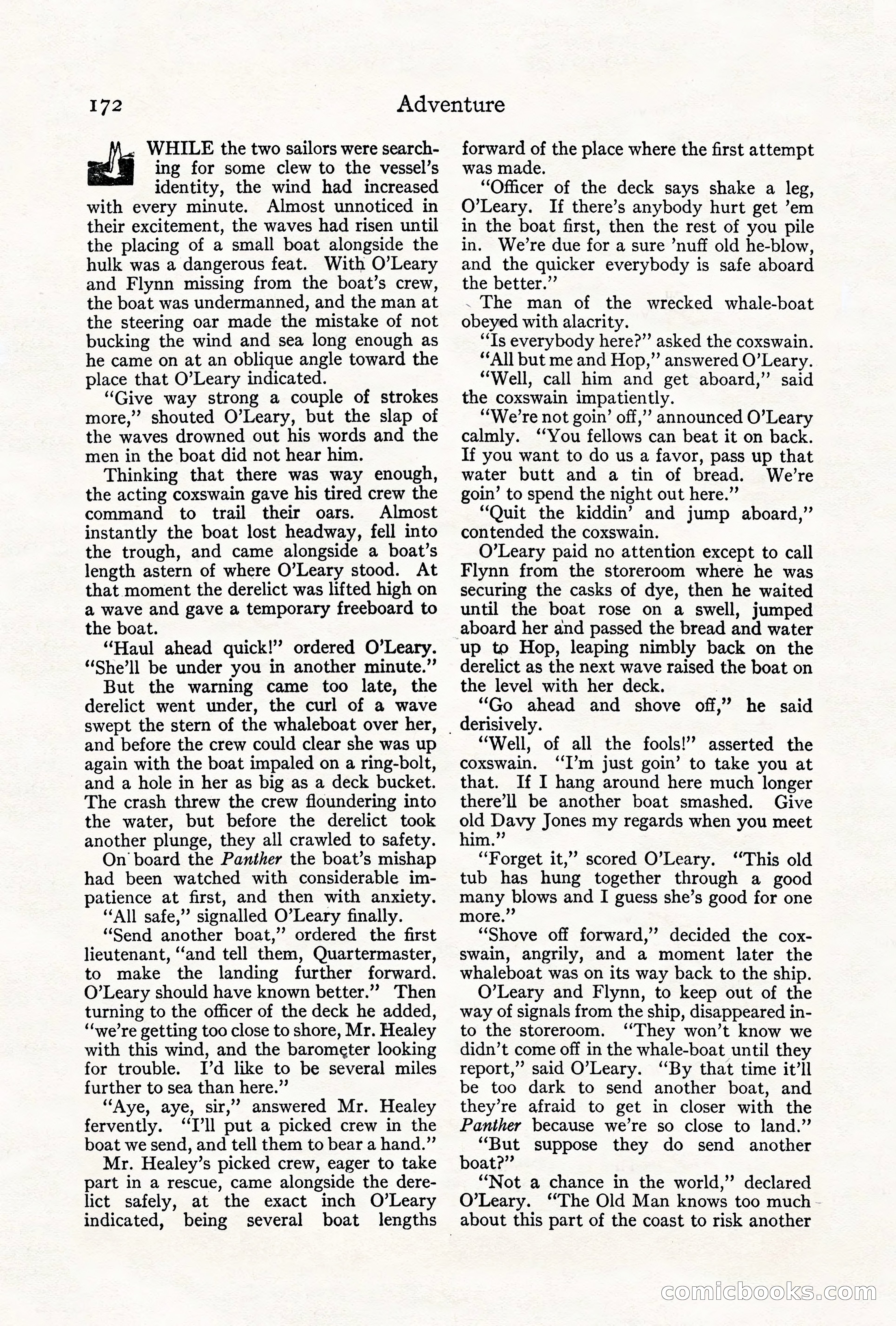 Adventure, August 1917 — page 174 of 196