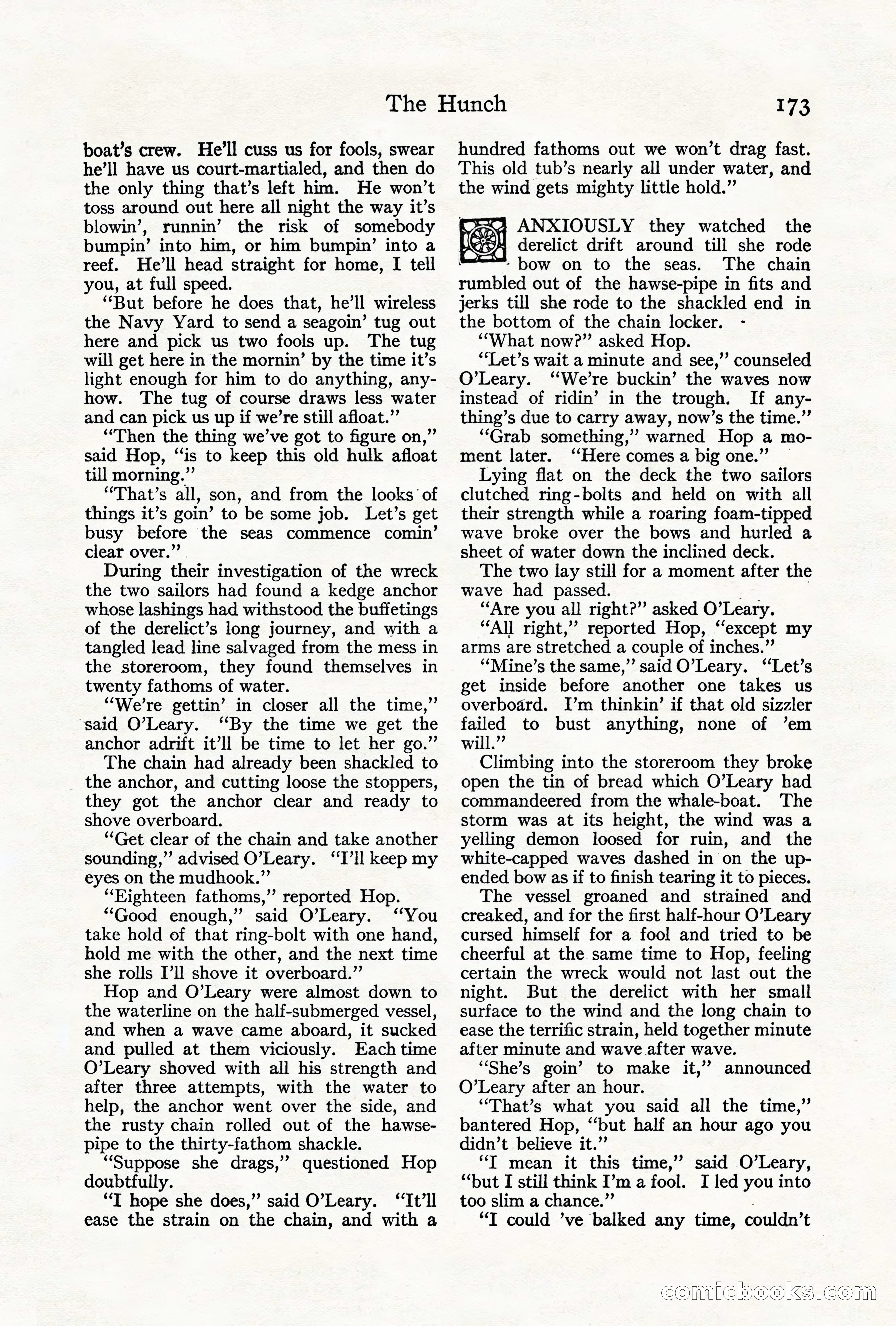 Adventure, August 1917 — page 175 of 196
