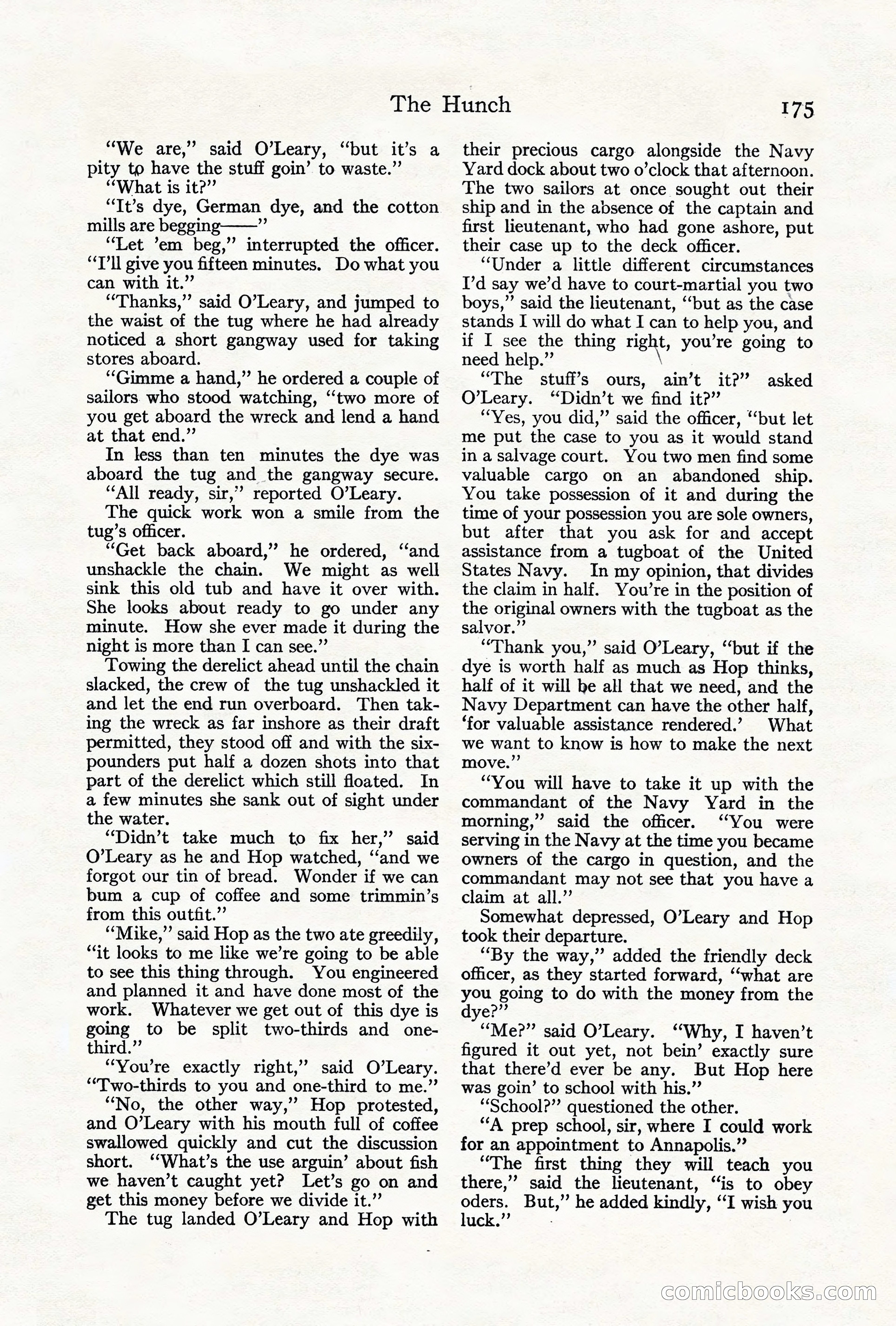Adventure, August 1917 — page 177 of 196