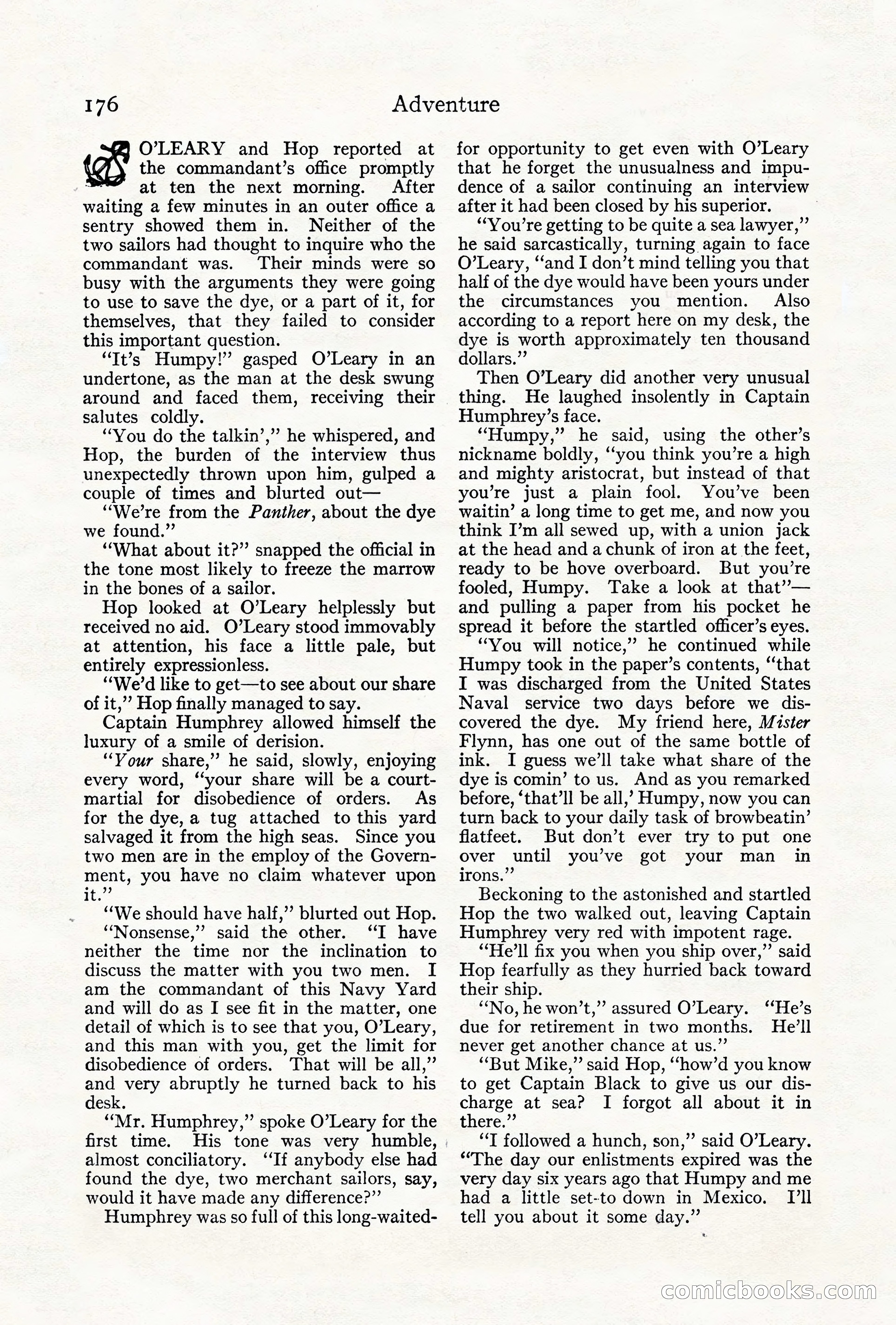 Adventure, August 1917 — page 178 of 196