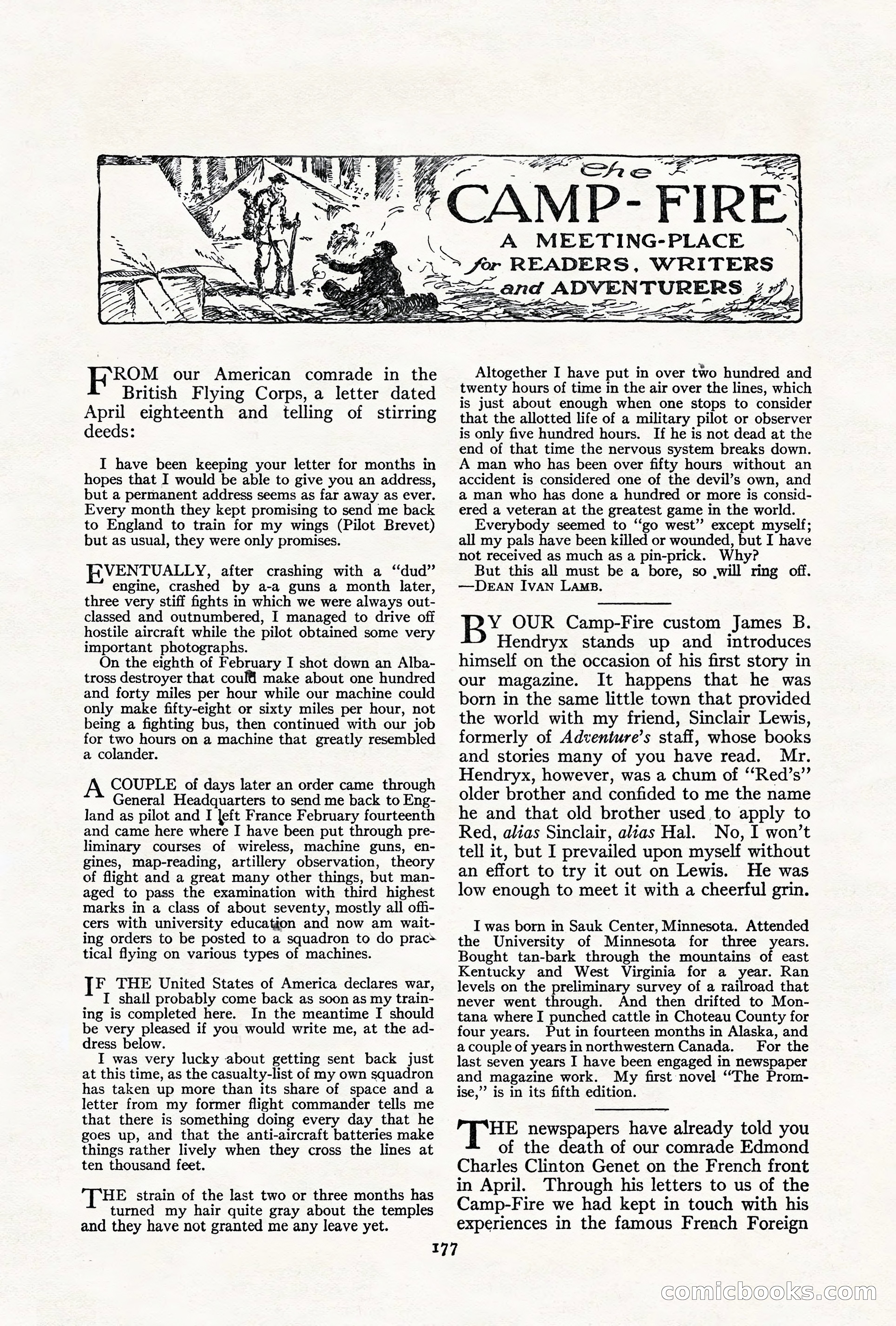 Adventure, August 1917 — page 179 of 196