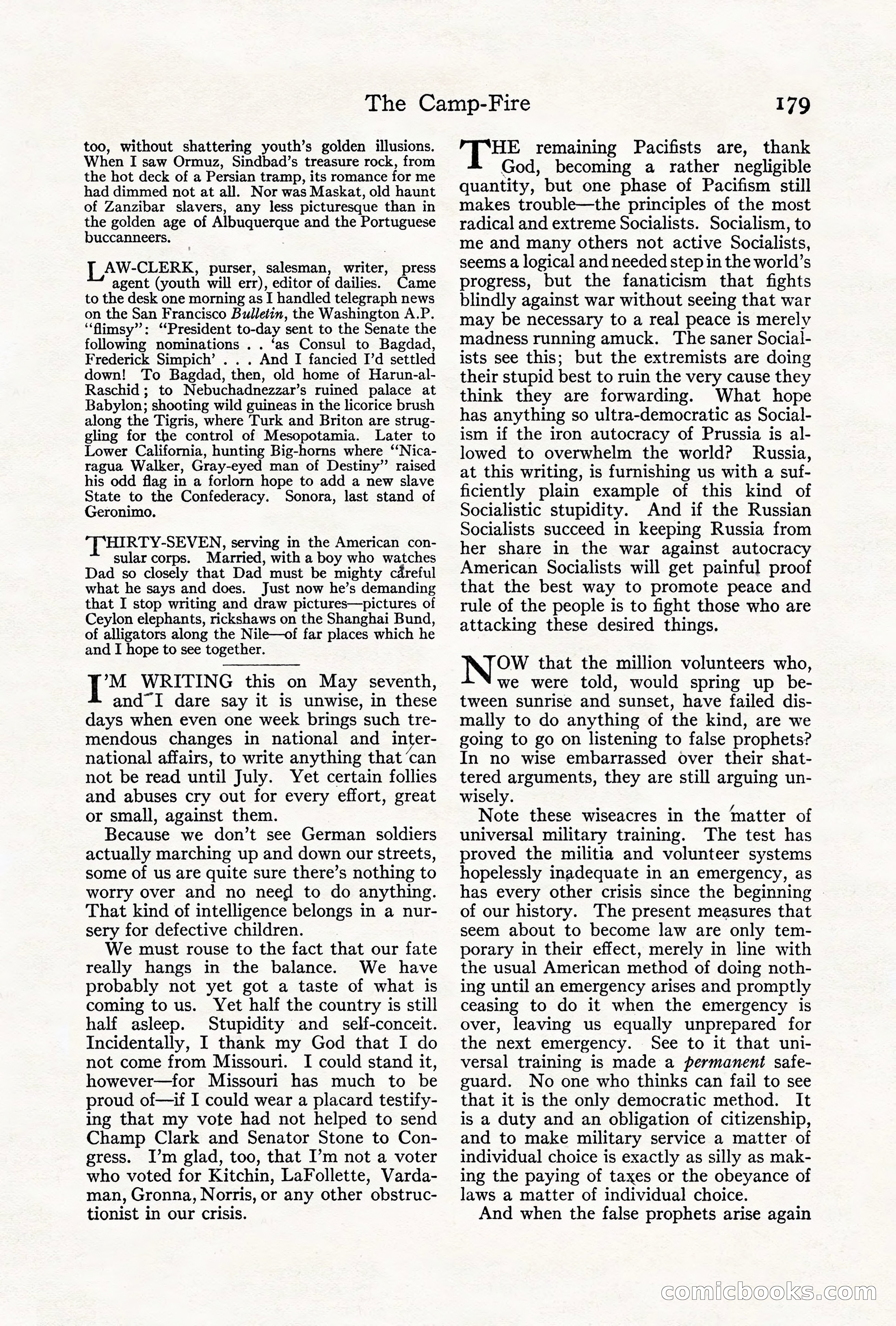 Adventure, August 1917 — page 181 of 196