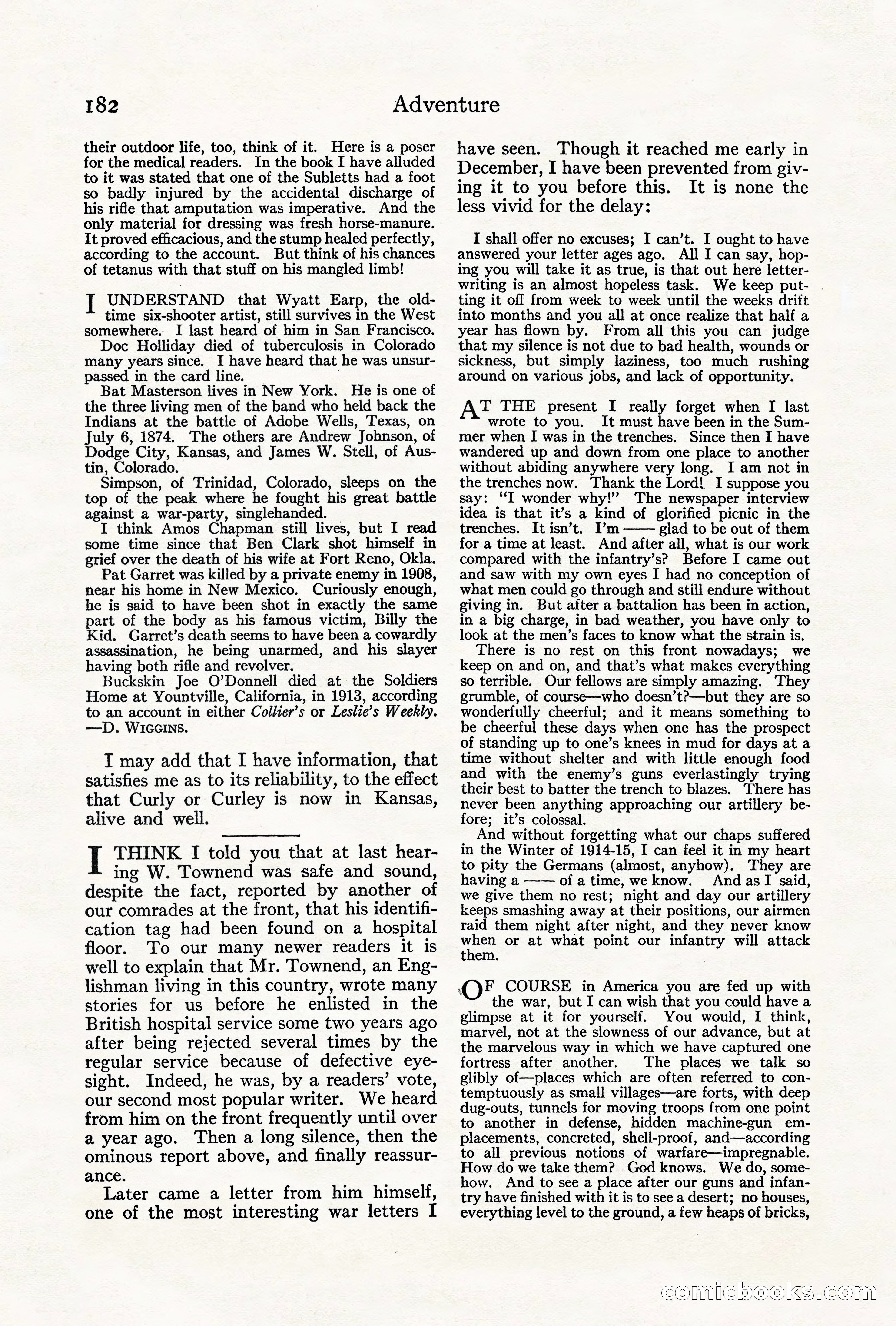 Adventure, August 1917 — page 184 of 196