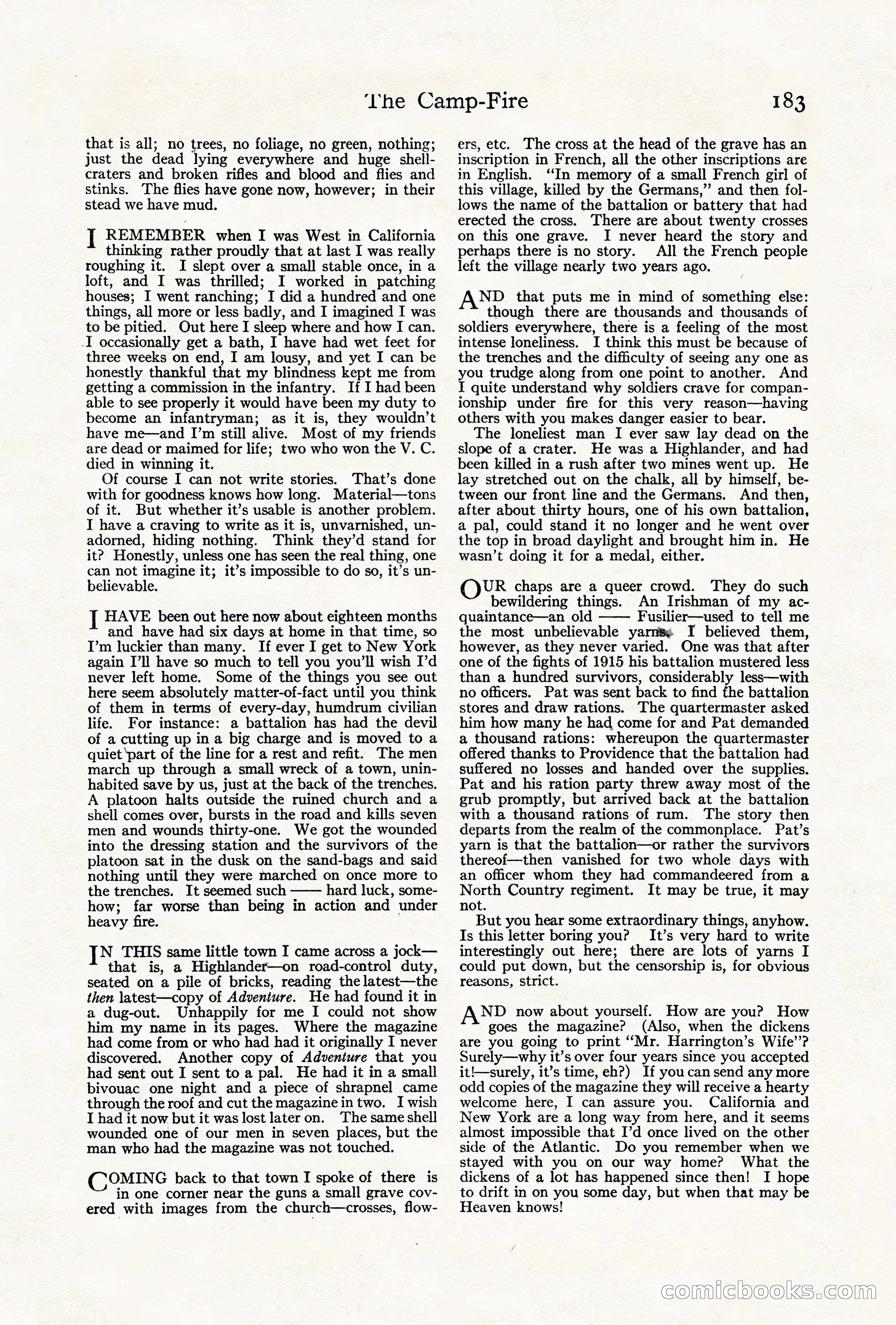 Adventure, August 1917 — page 185 of 196