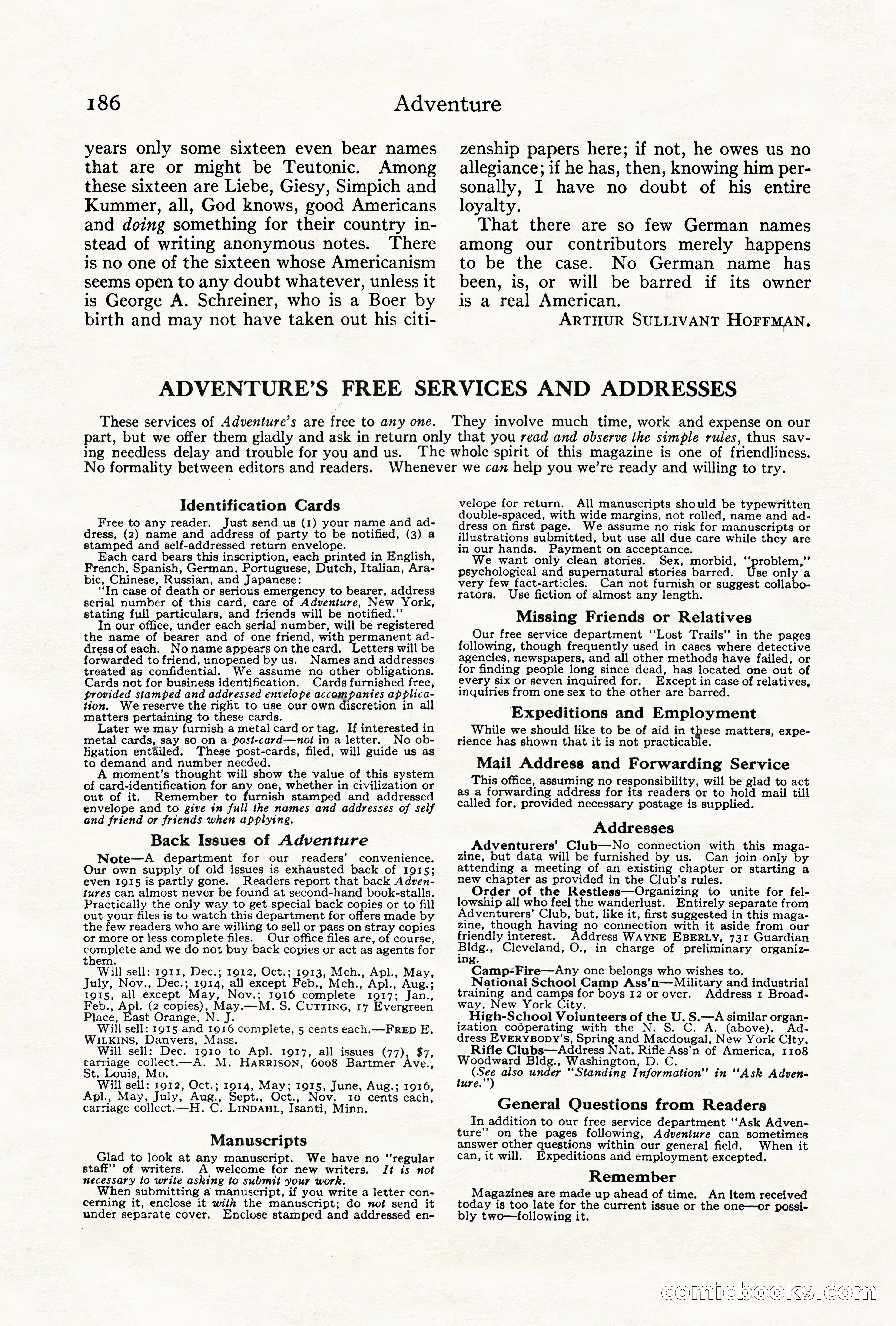 Adventure, August 1917 — page 188 of 196