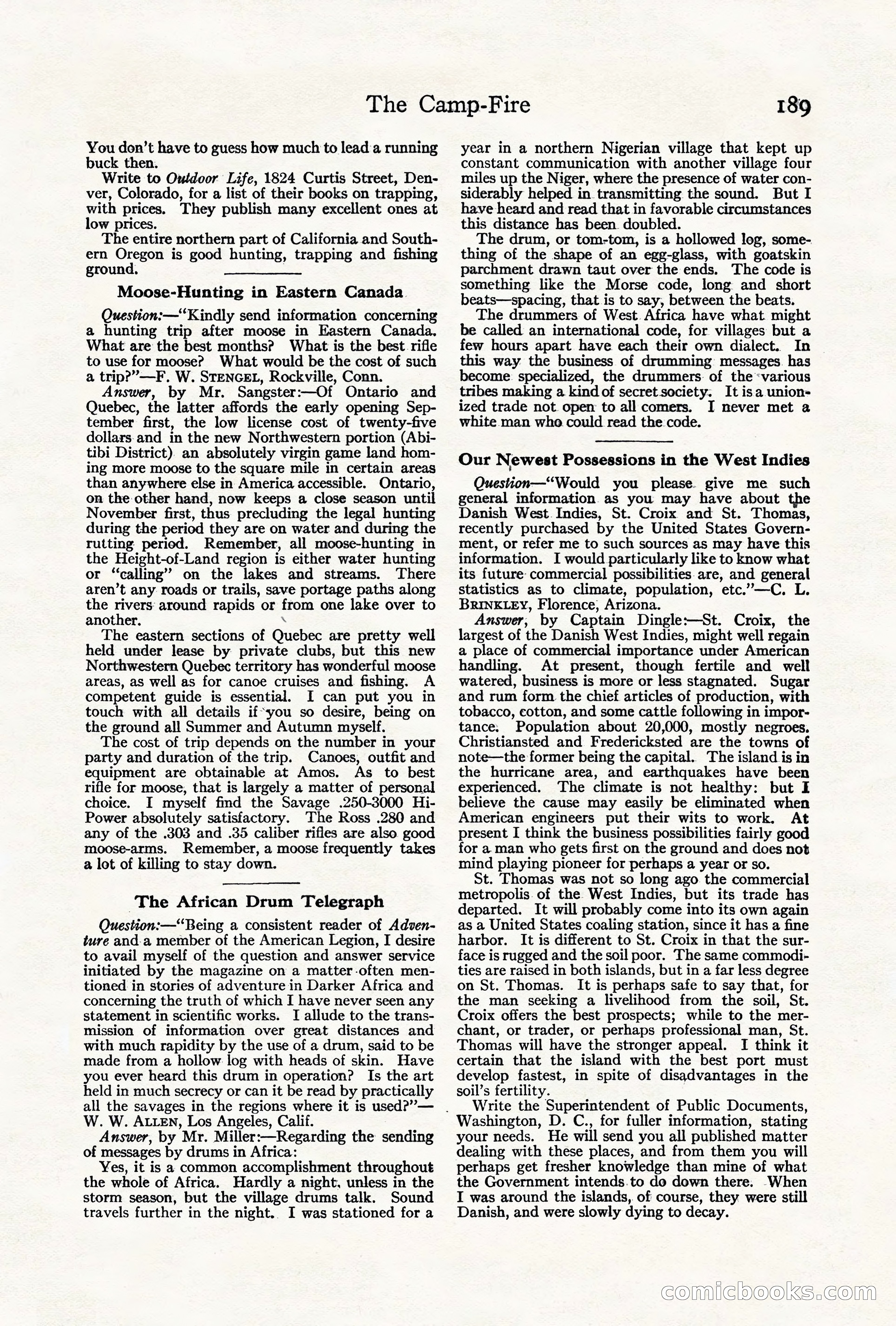 Adventure, August 1917 — page 191 of 196