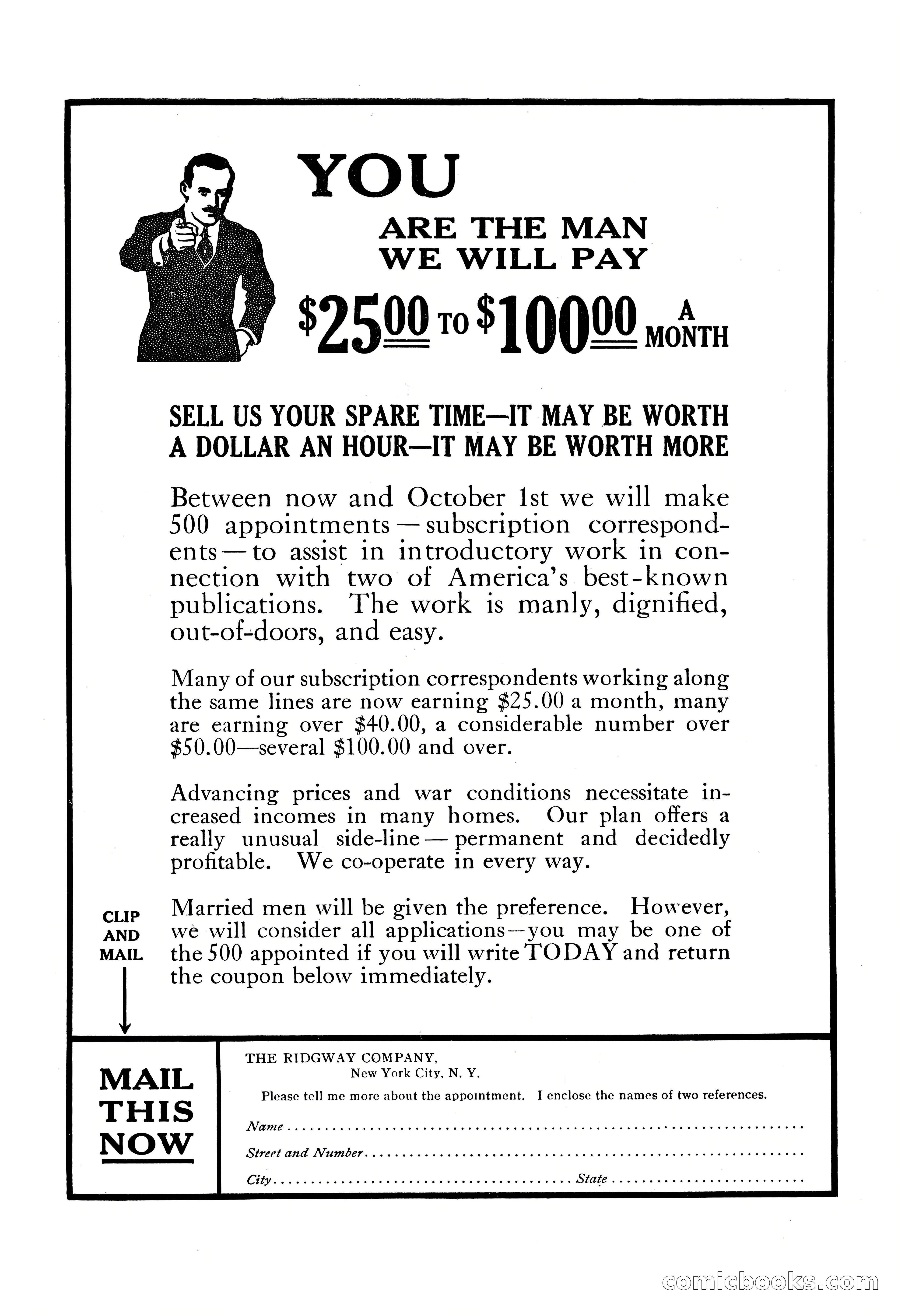 Adventure Magazine, Mid-September 1917 — page 2 of 196