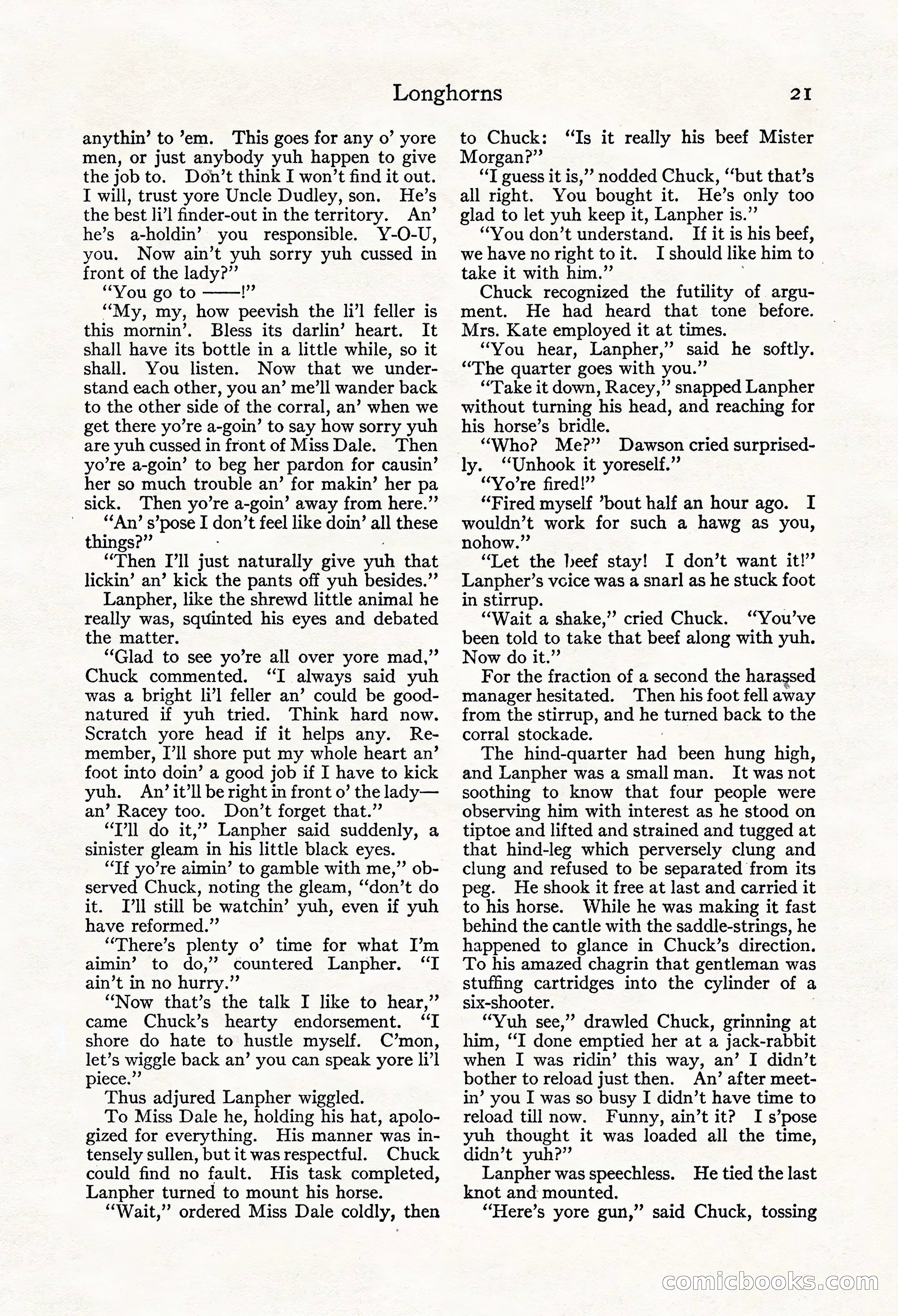 Adventure Magazine, Mid-September 1917 — page 23 of 196