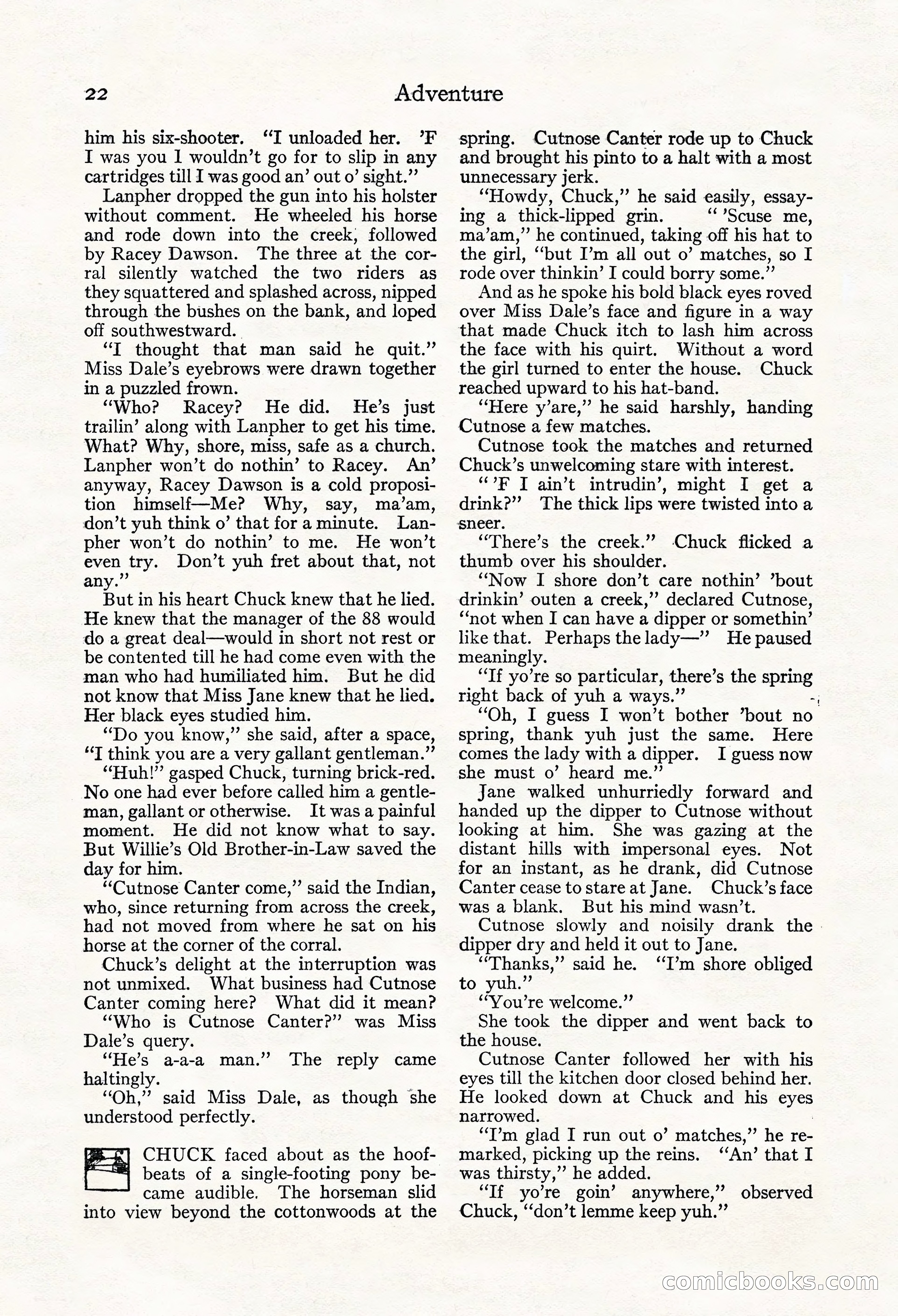 Adventure Magazine, Mid-September 1917 — page 24 of 196