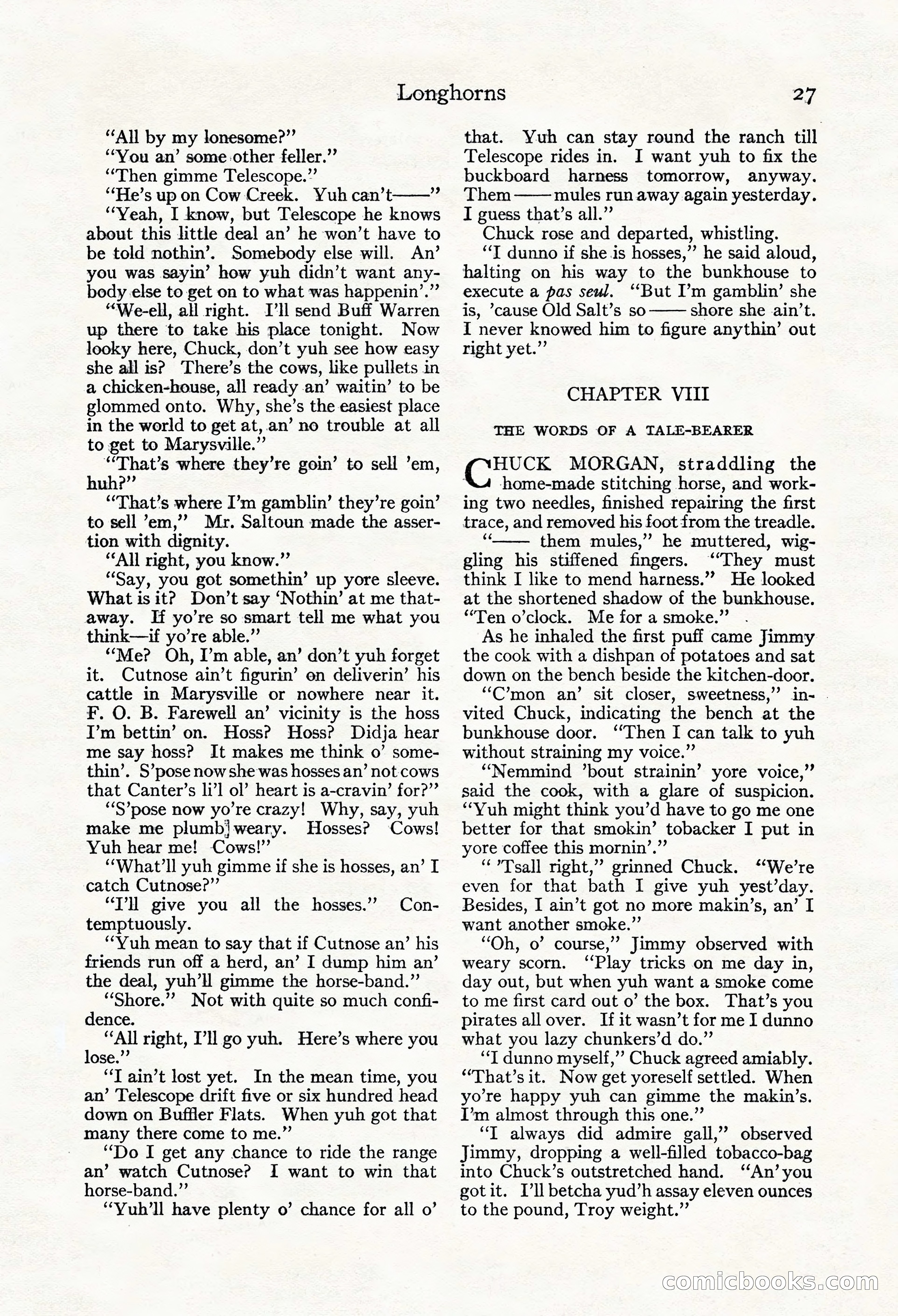 Adventure Magazine, Mid-September 1917 — page 29 of 196
