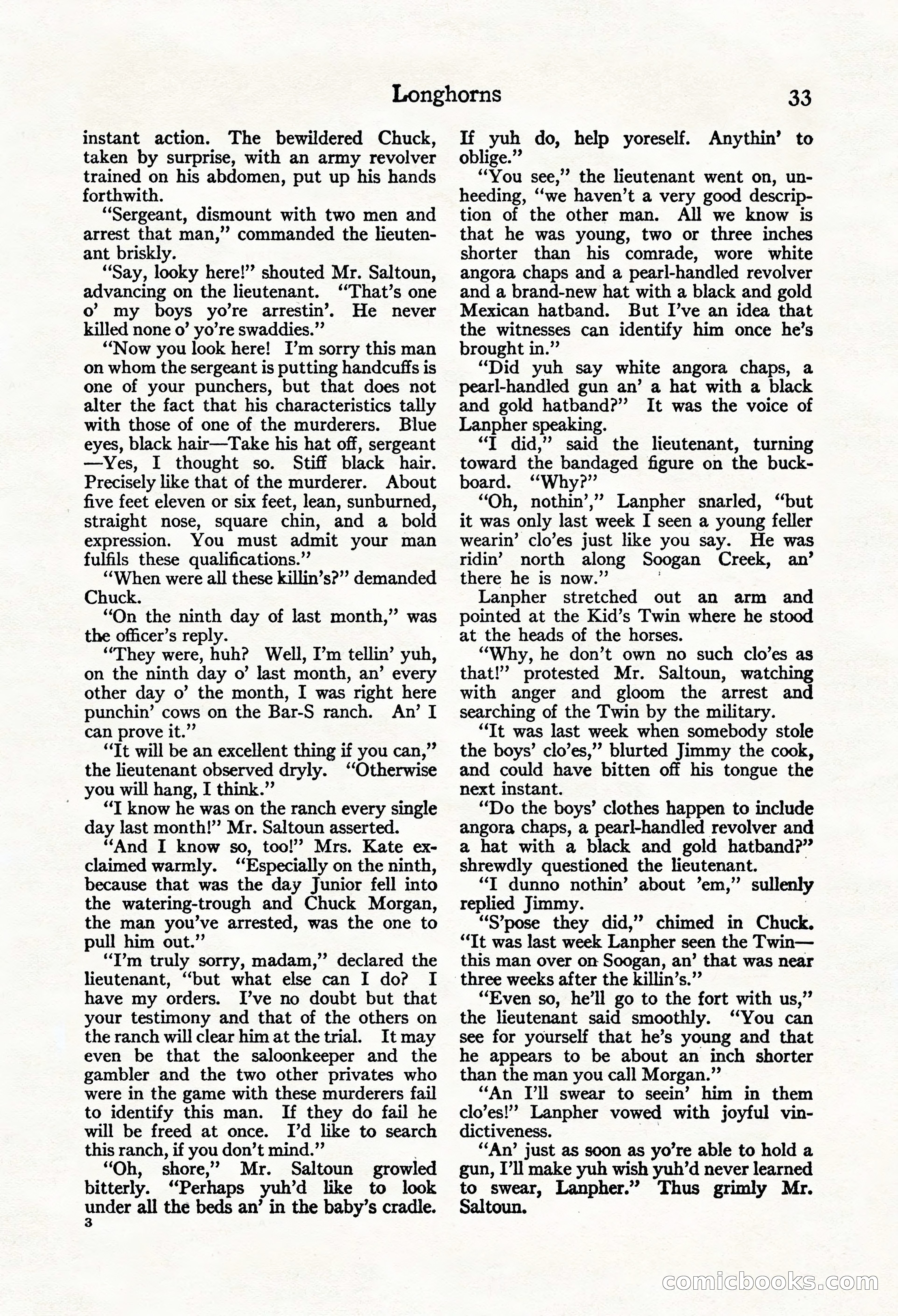 Adventure Magazine, Mid-September 1917 — page 35 of 196