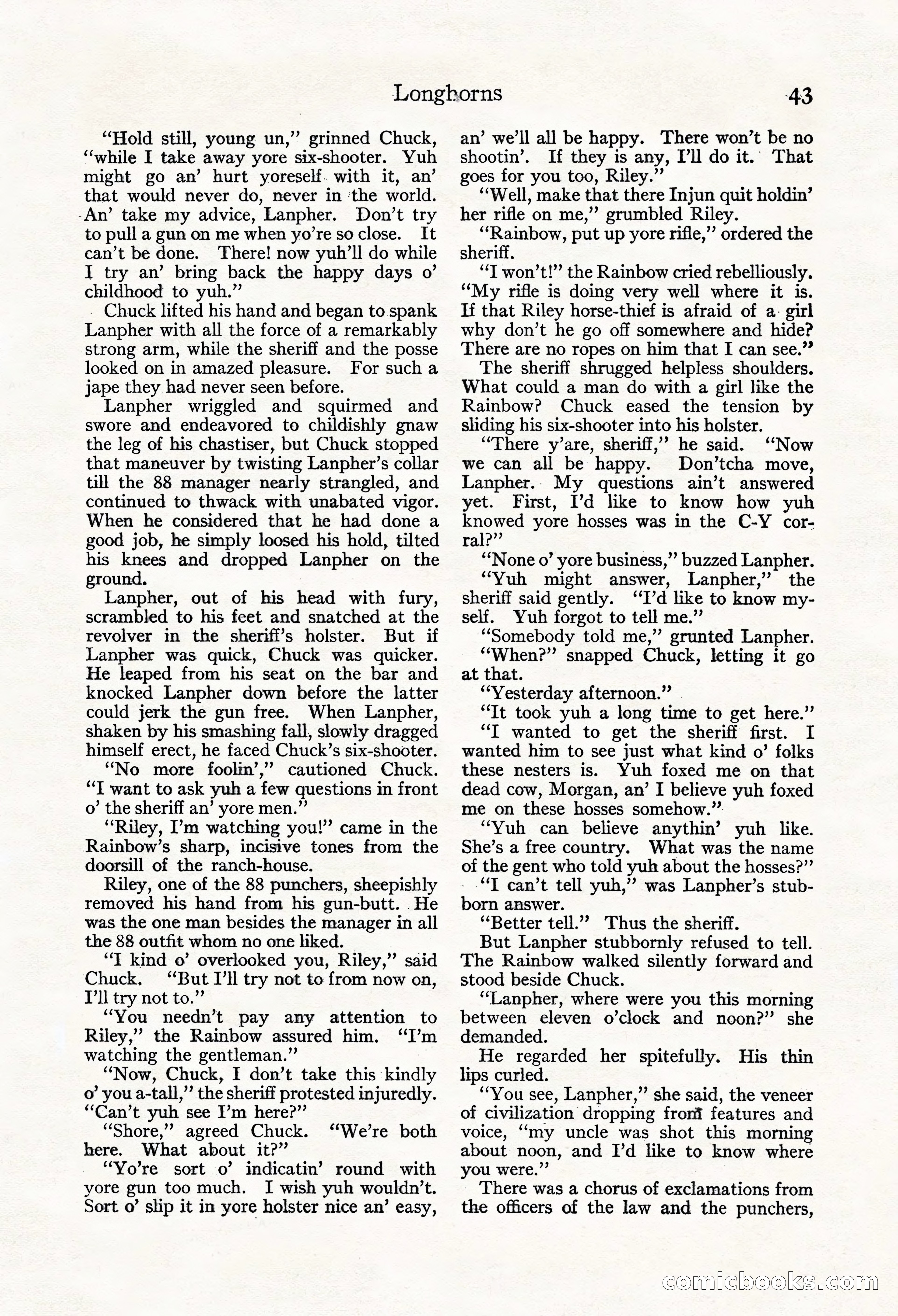 Adventure Magazine, Mid-September 1917 — page 45 of 196