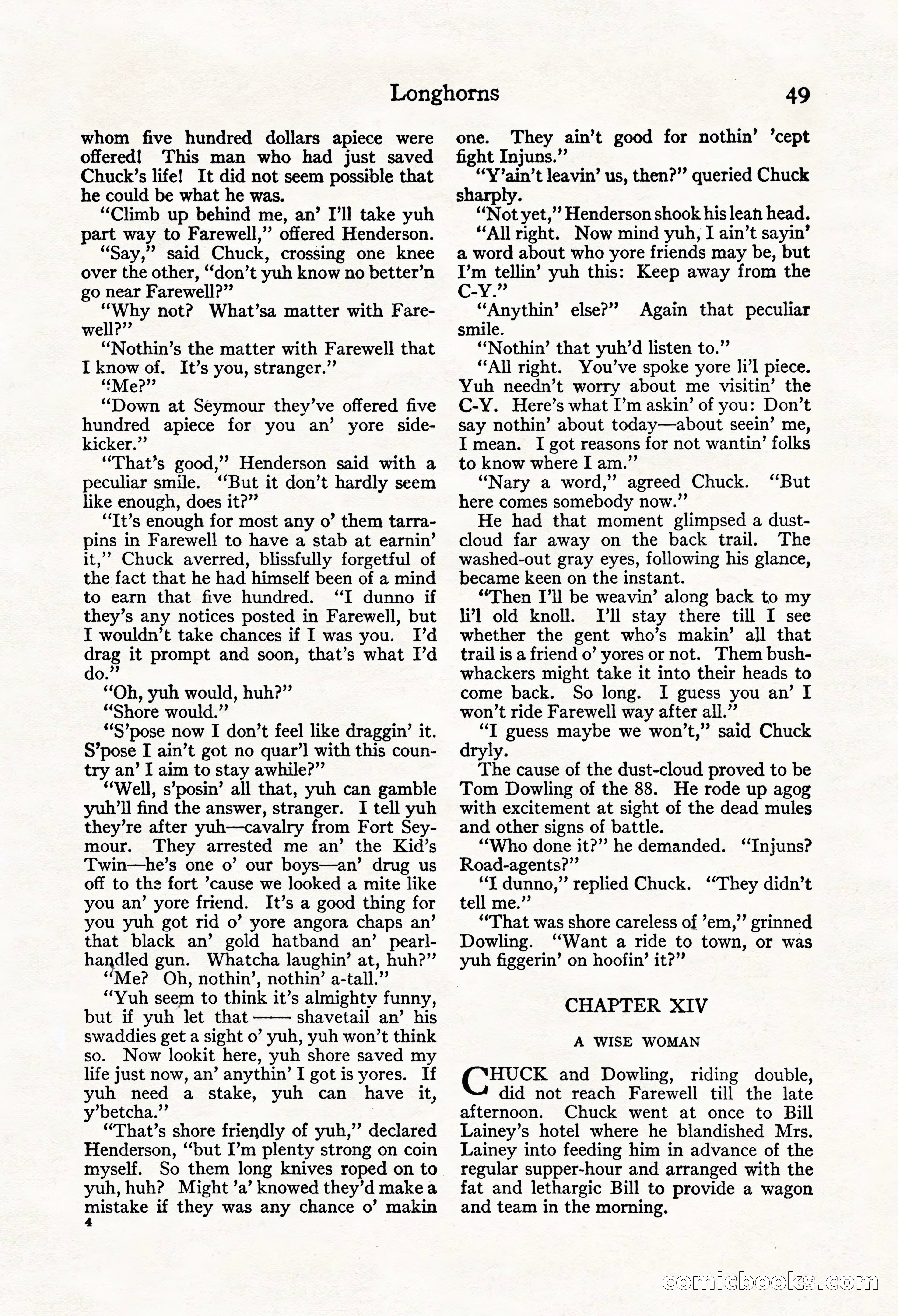 Adventure Magazine, Mid-September 1917 — page 51 of 196