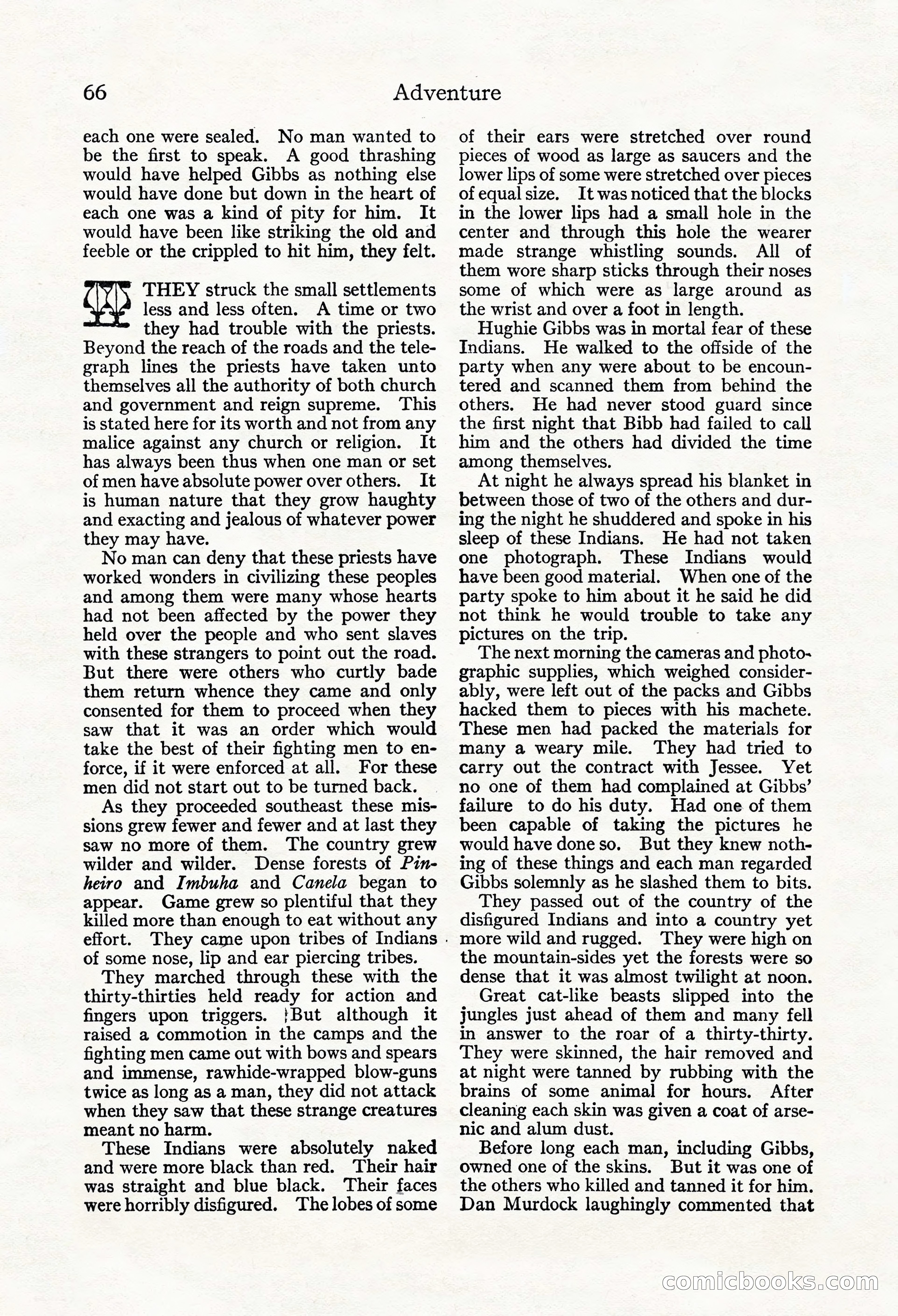 Adventure Magazine, Mid-September 1917 — page 68 of 196