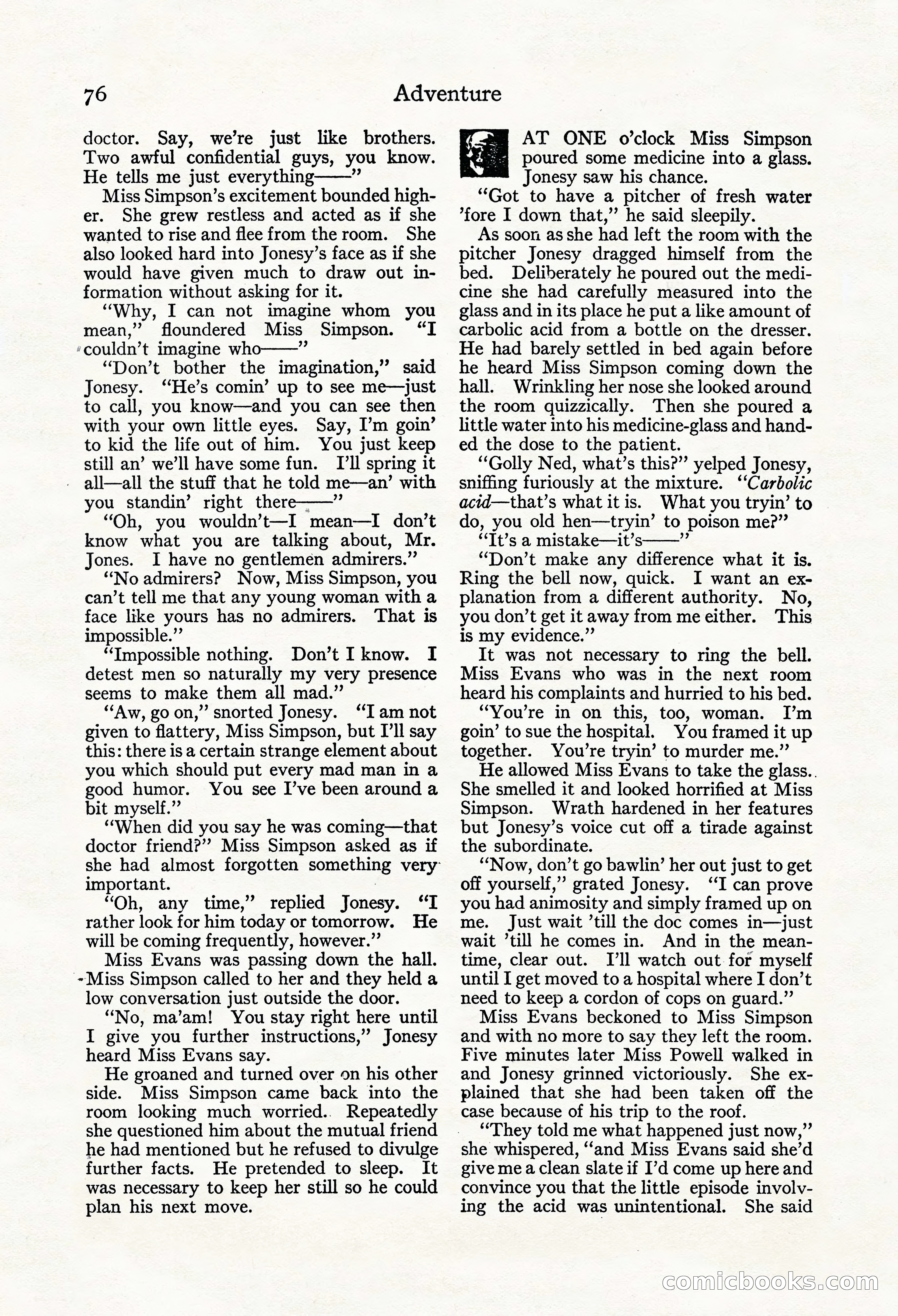 Adventure Magazine, Mid-September 1917 — page 78 of 196