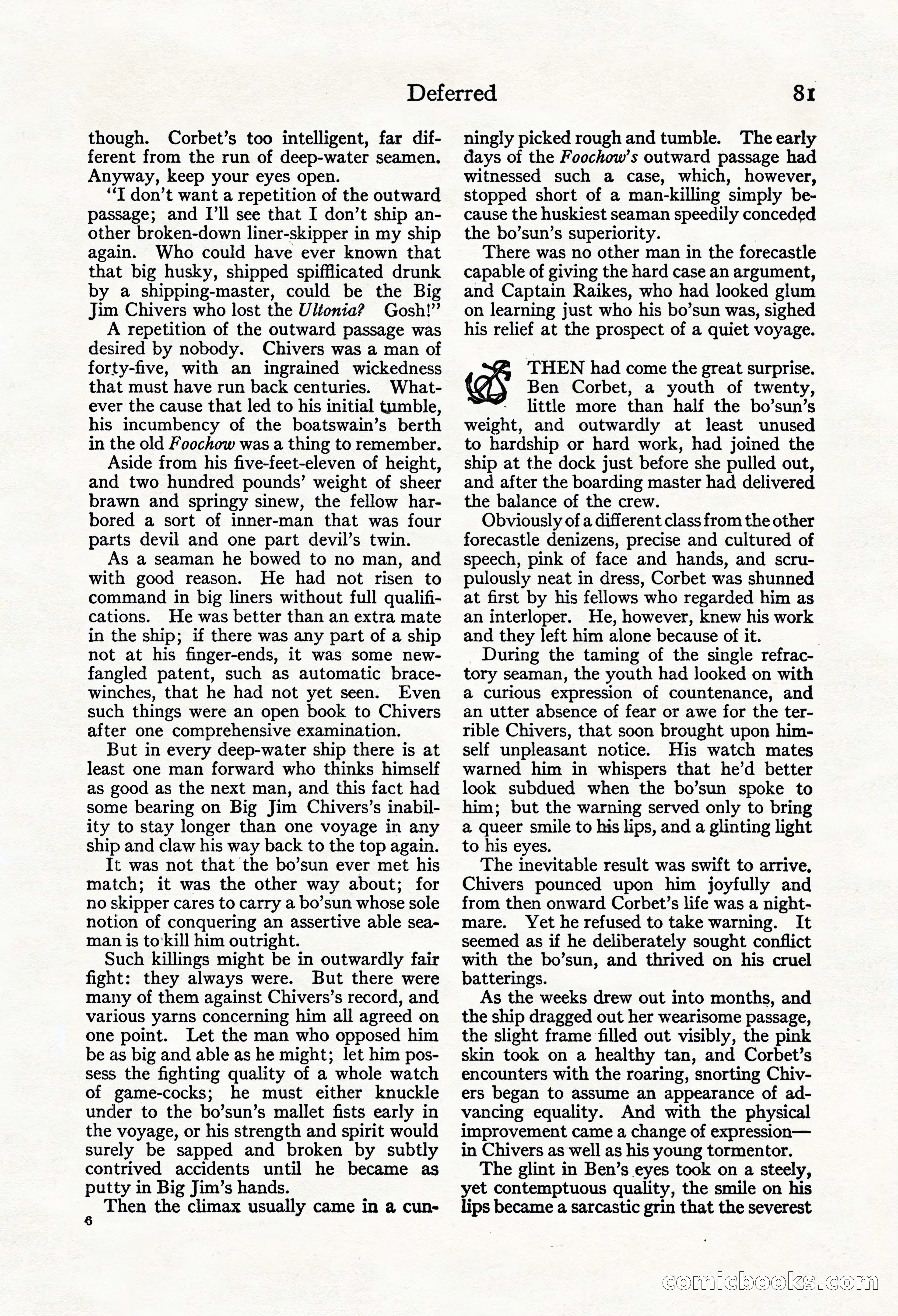 Adventure Magazine, Mid-September 1917 — page 83 of 196
