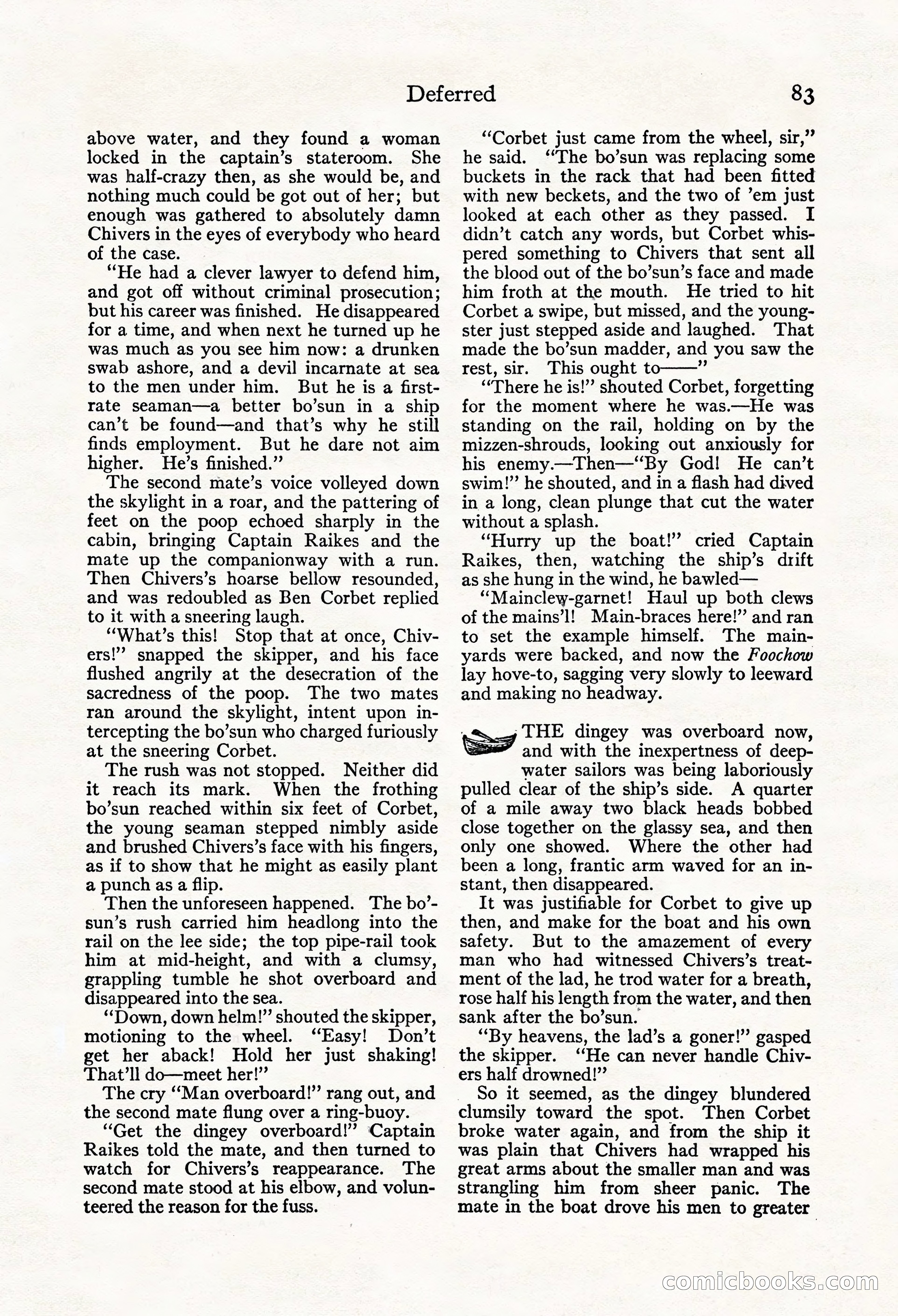 Adventure Magazine, Mid-September 1917 — page 85 of 196