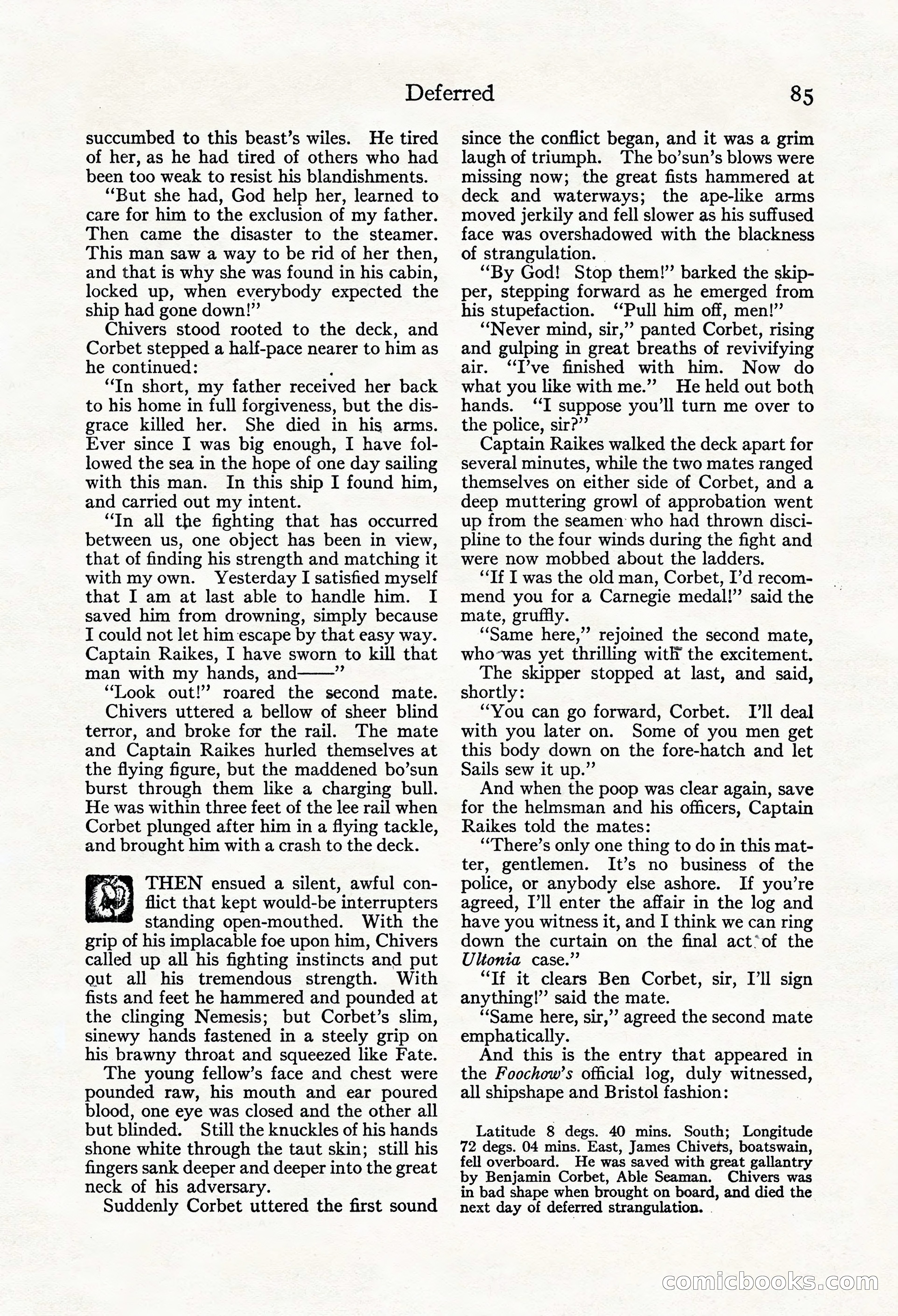 Adventure Magazine, Mid-September 1917 — page 87 of 196