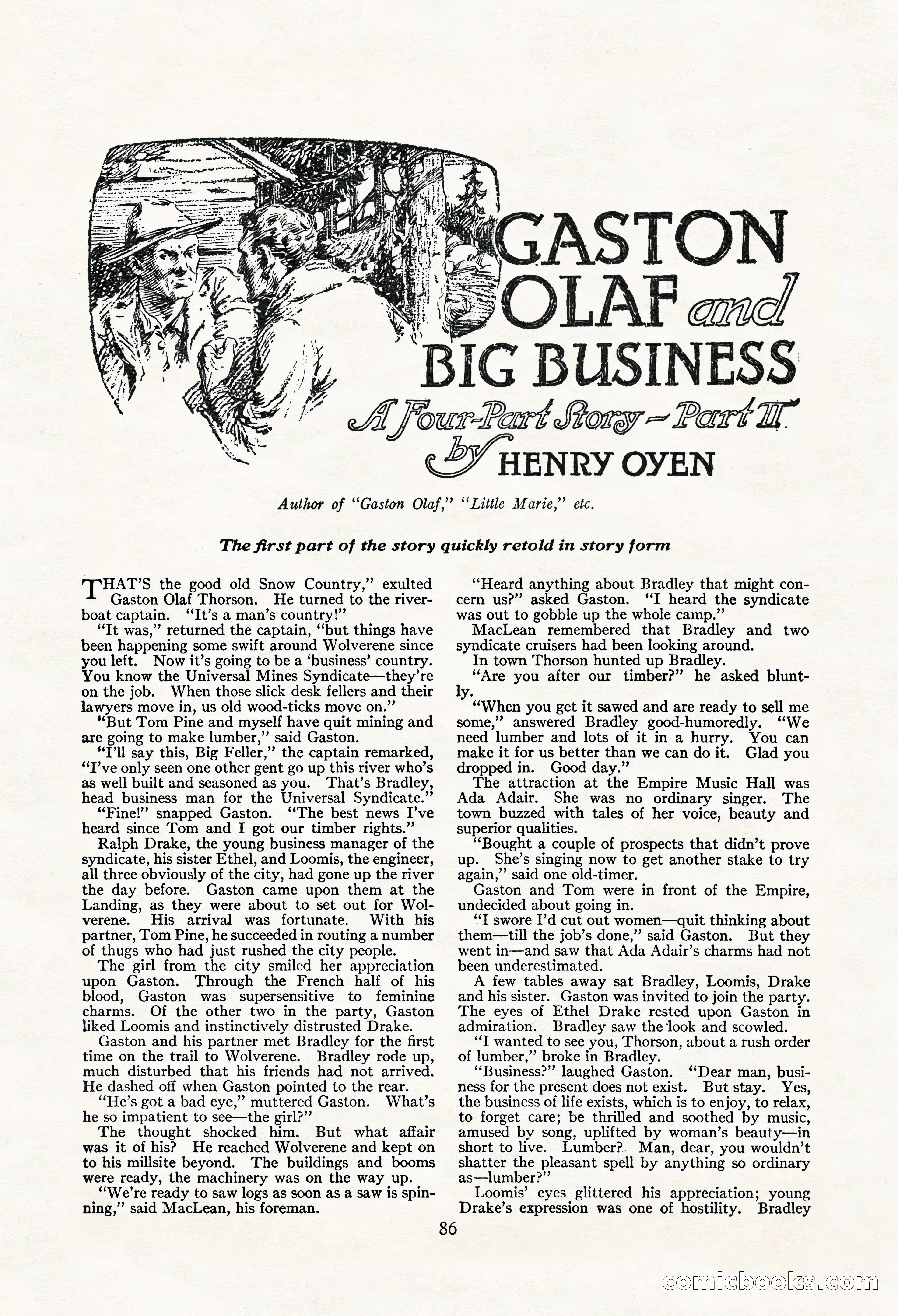 Adventure Magazine, Mid-September 1917 — page 88 of 196