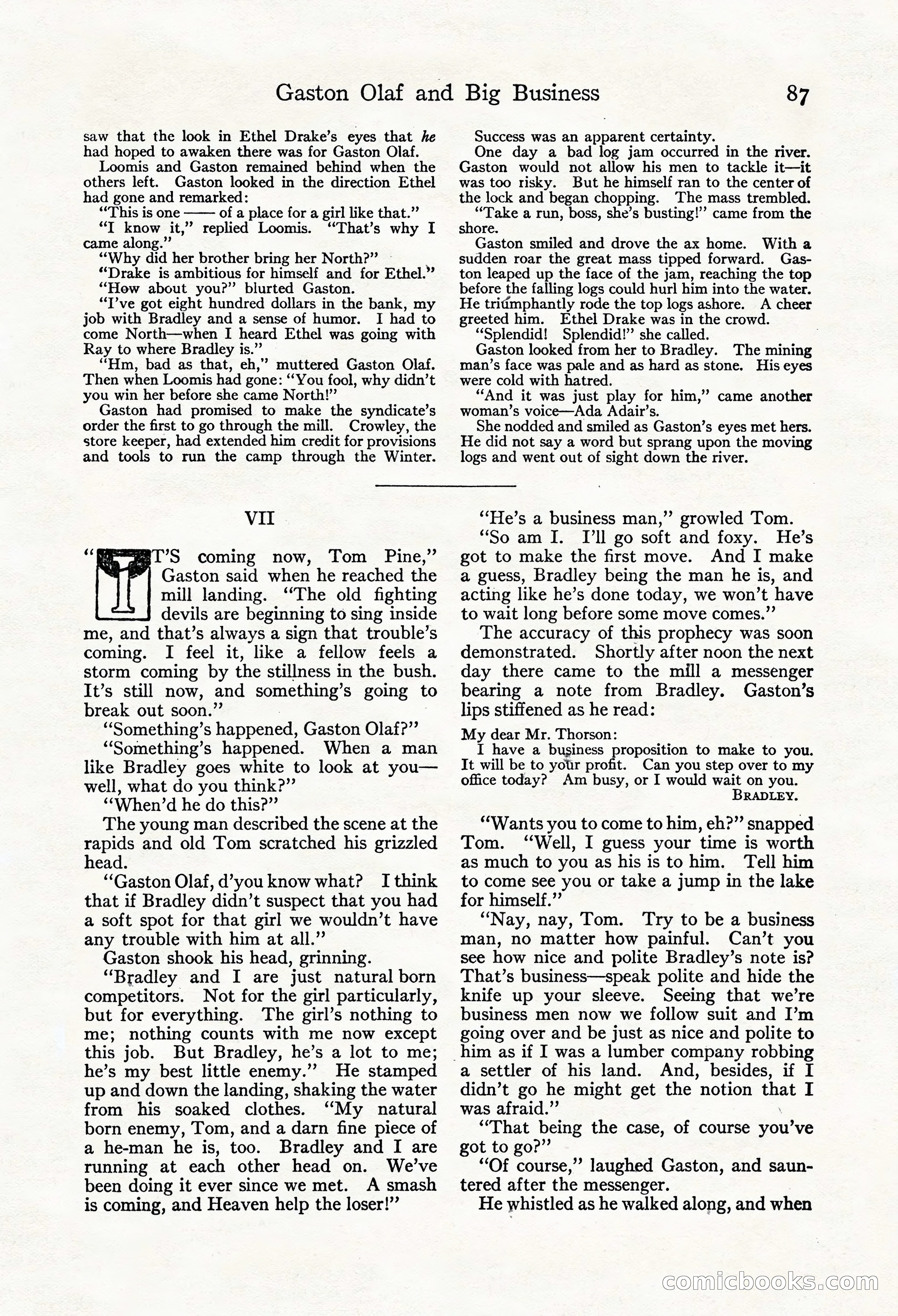 Adventure Magazine, Mid-September 1917 — page 89 of 196