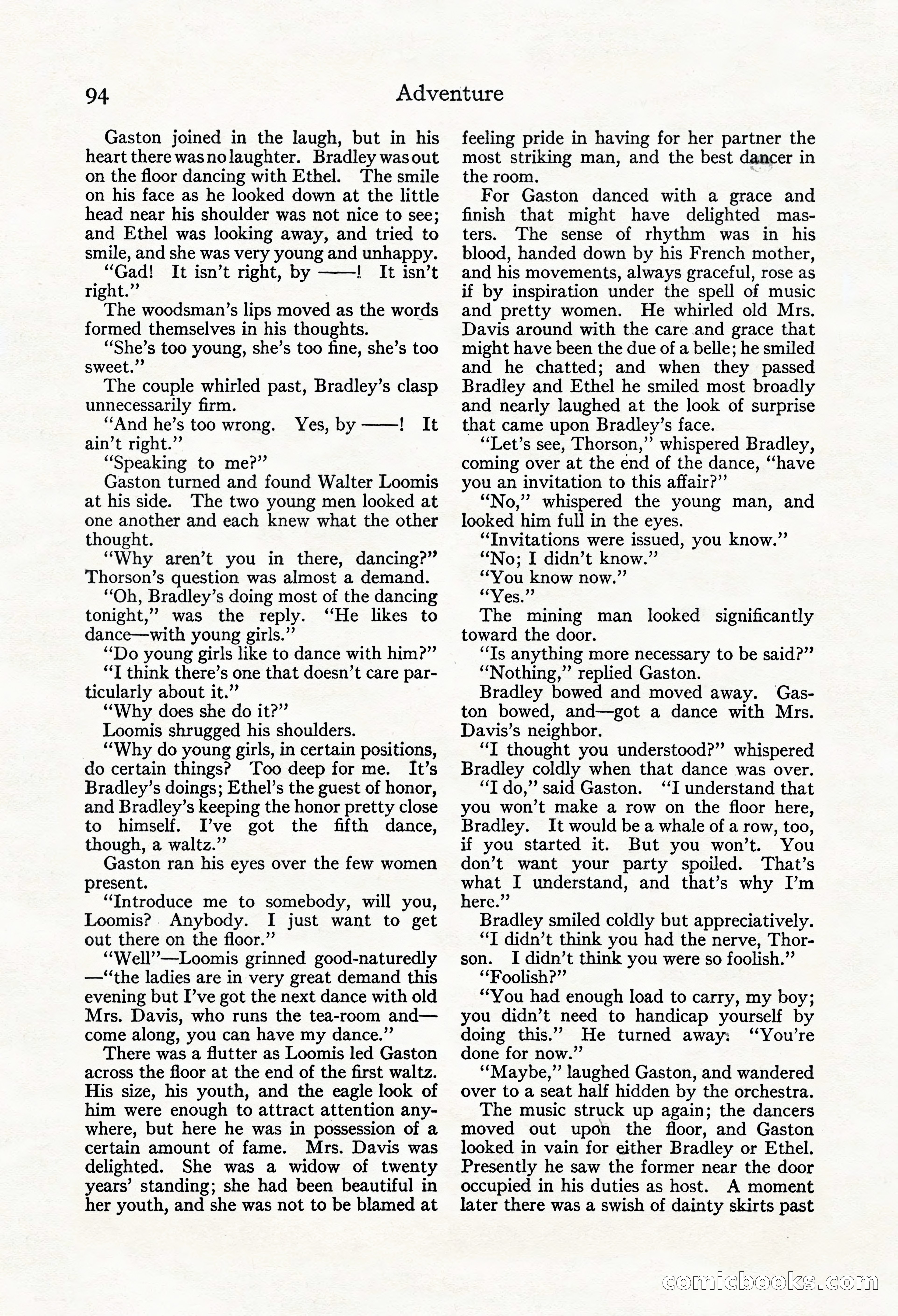Adventure Magazine, Mid-September 1917 — page 96 of 196