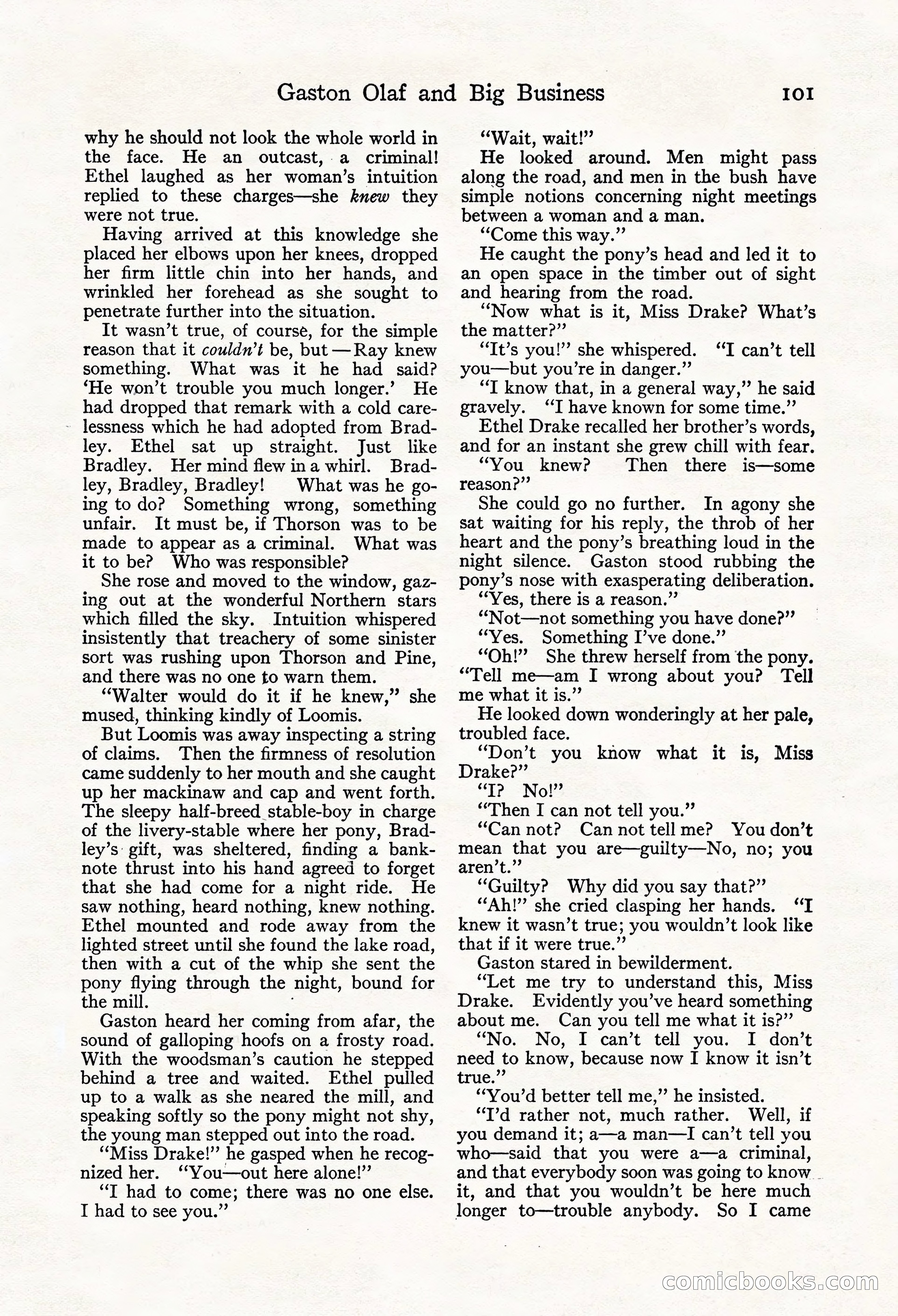 Adventure Magazine, Mid-September 1917 — page 103 of 196