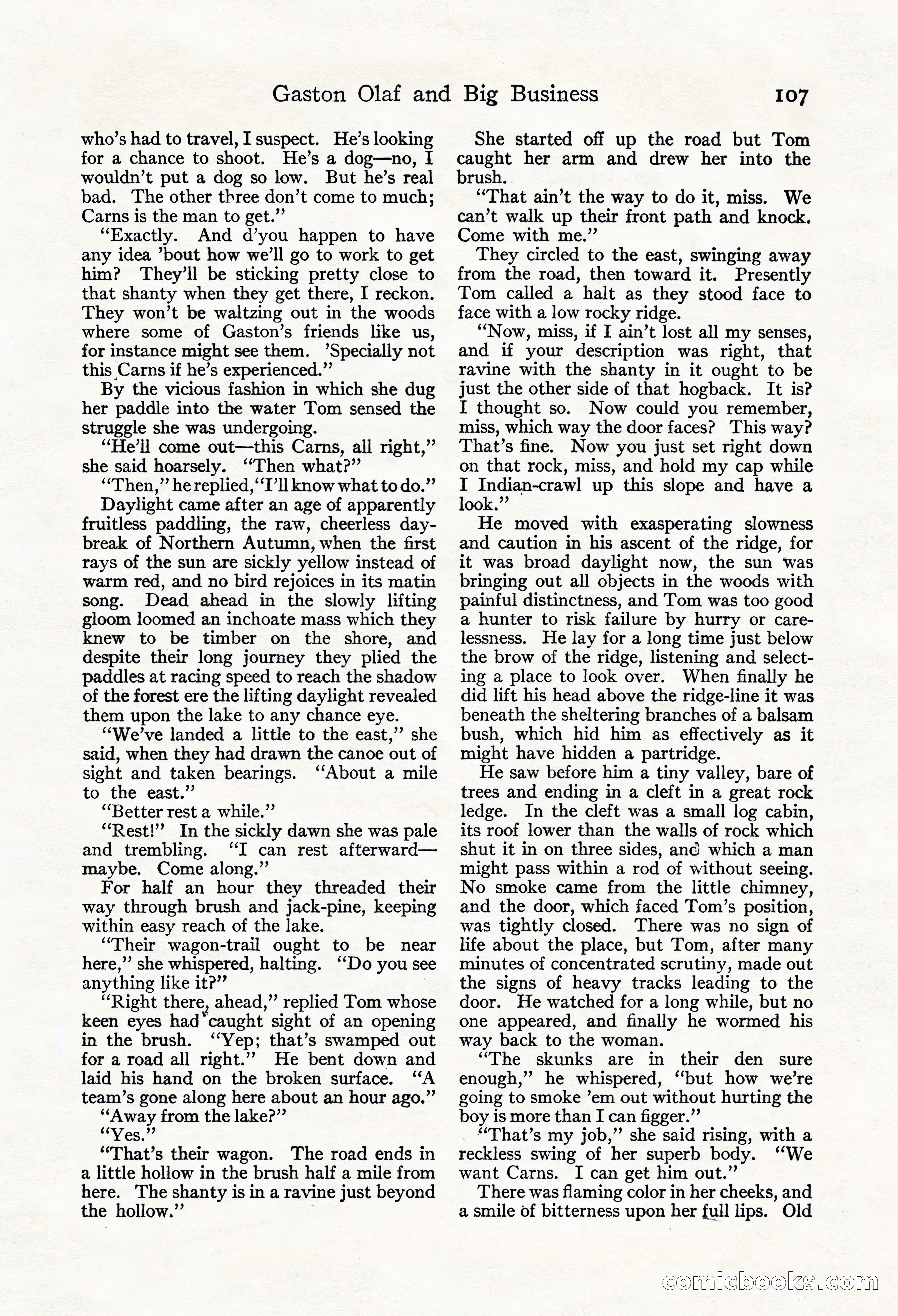 Adventure Magazine, Mid-September 1917 — page 109 of 196