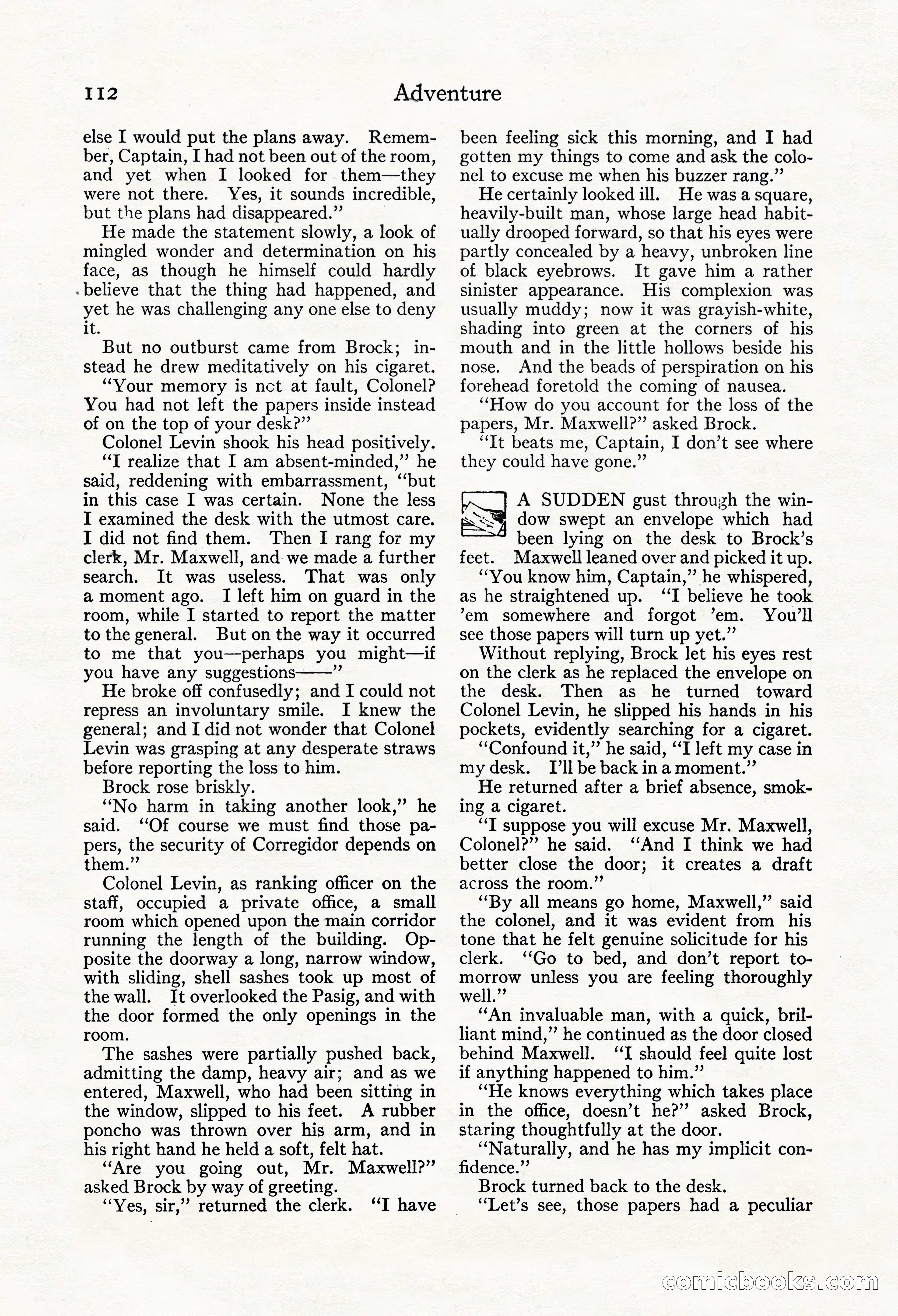 Adventure Magazine, Mid-September 1917 — page 114 of 196