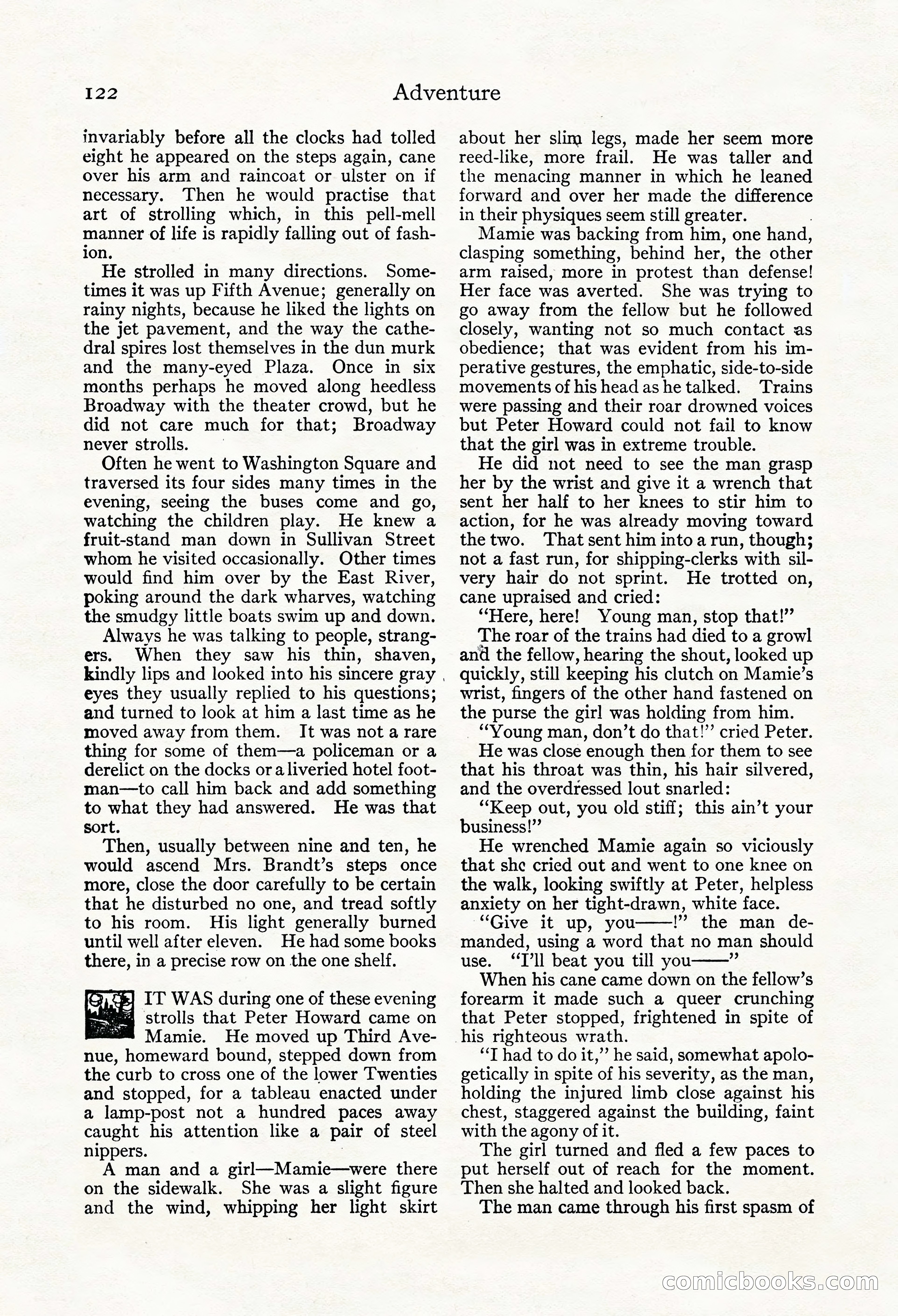 Adventure Magazine, Mid-September 1917 — page 124 of 196