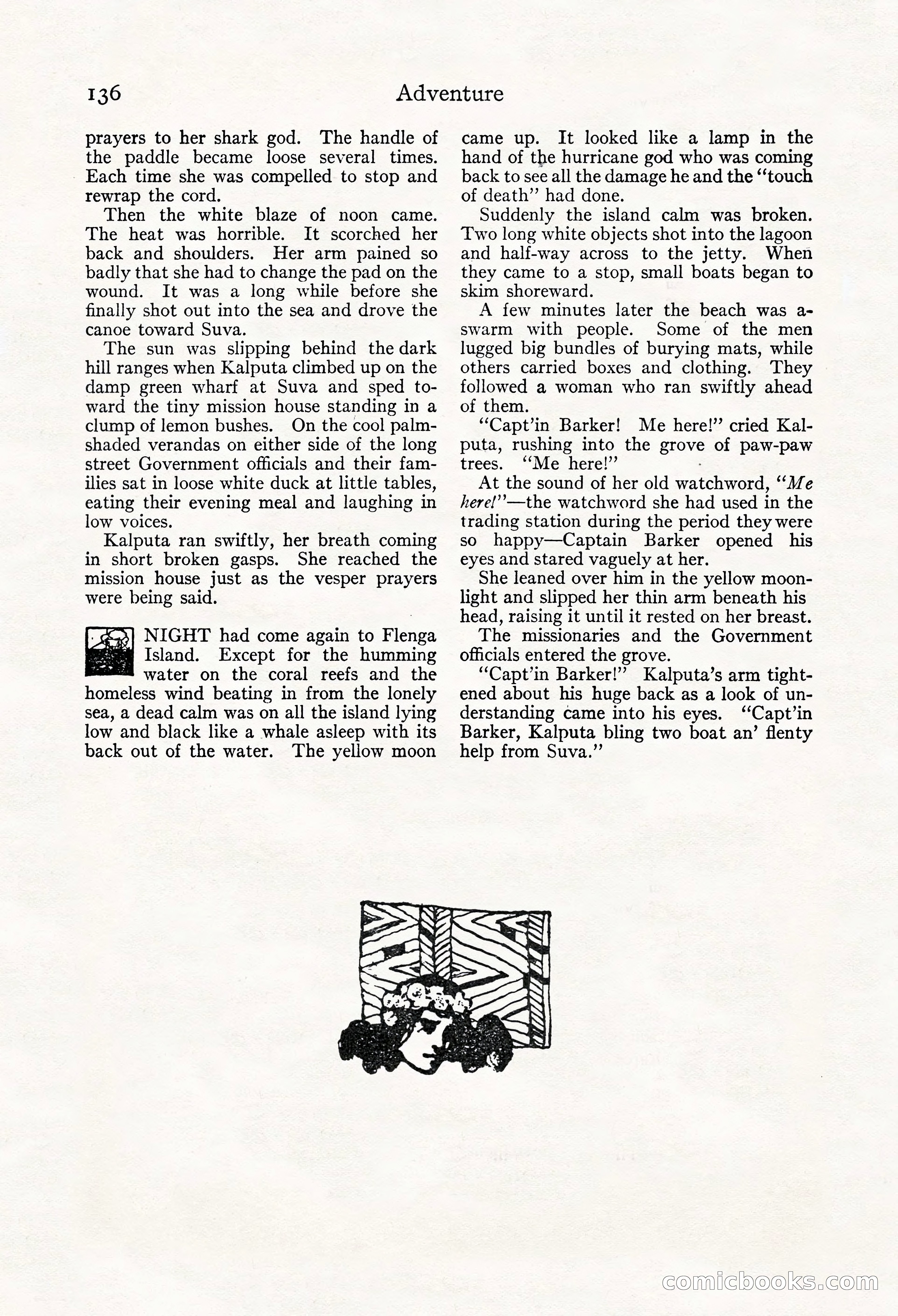Adventure Magazine, Mid-September 1917 — page 138 of 196