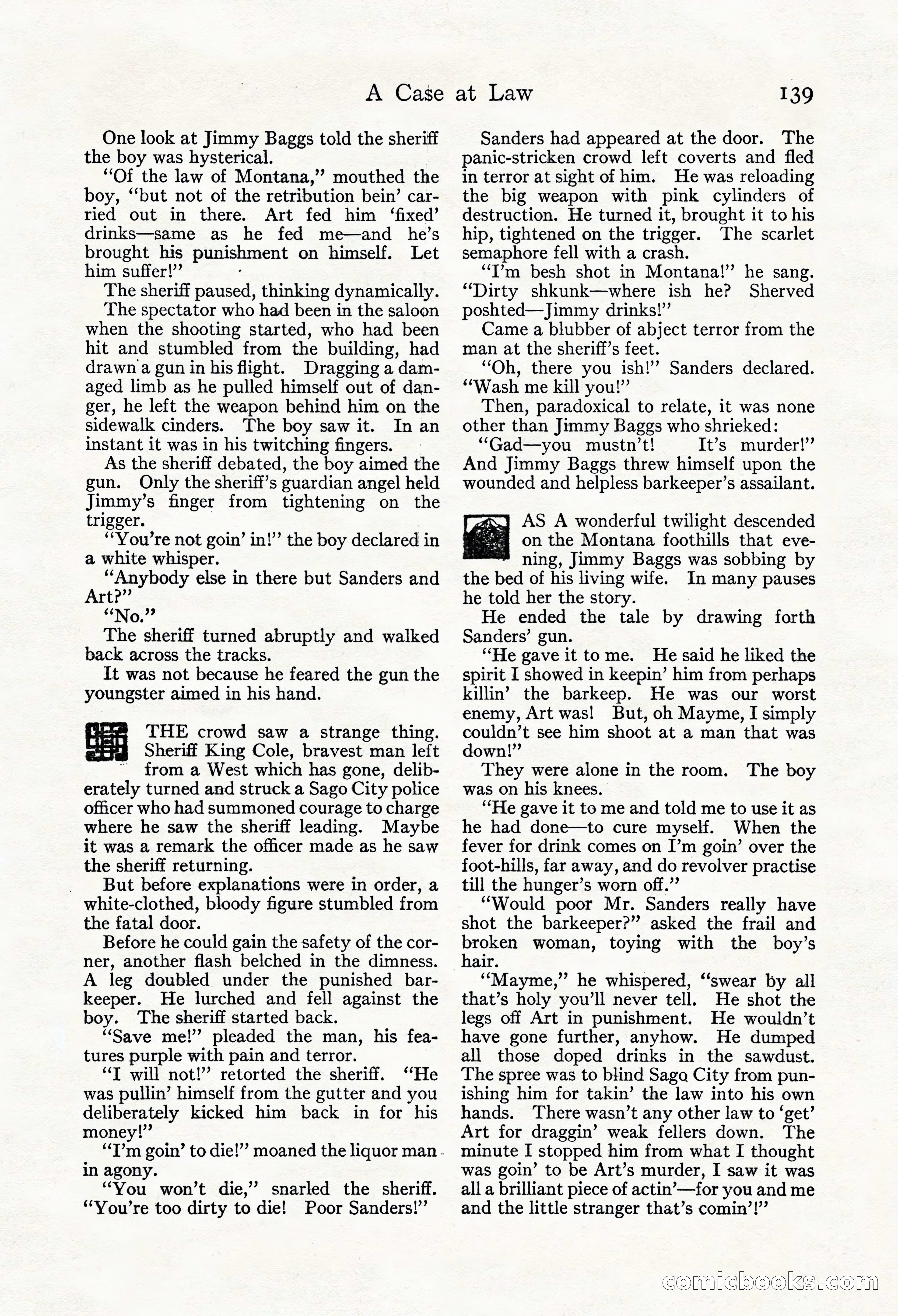 Adventure Magazine, Mid-September 1917 — page 141 of 196