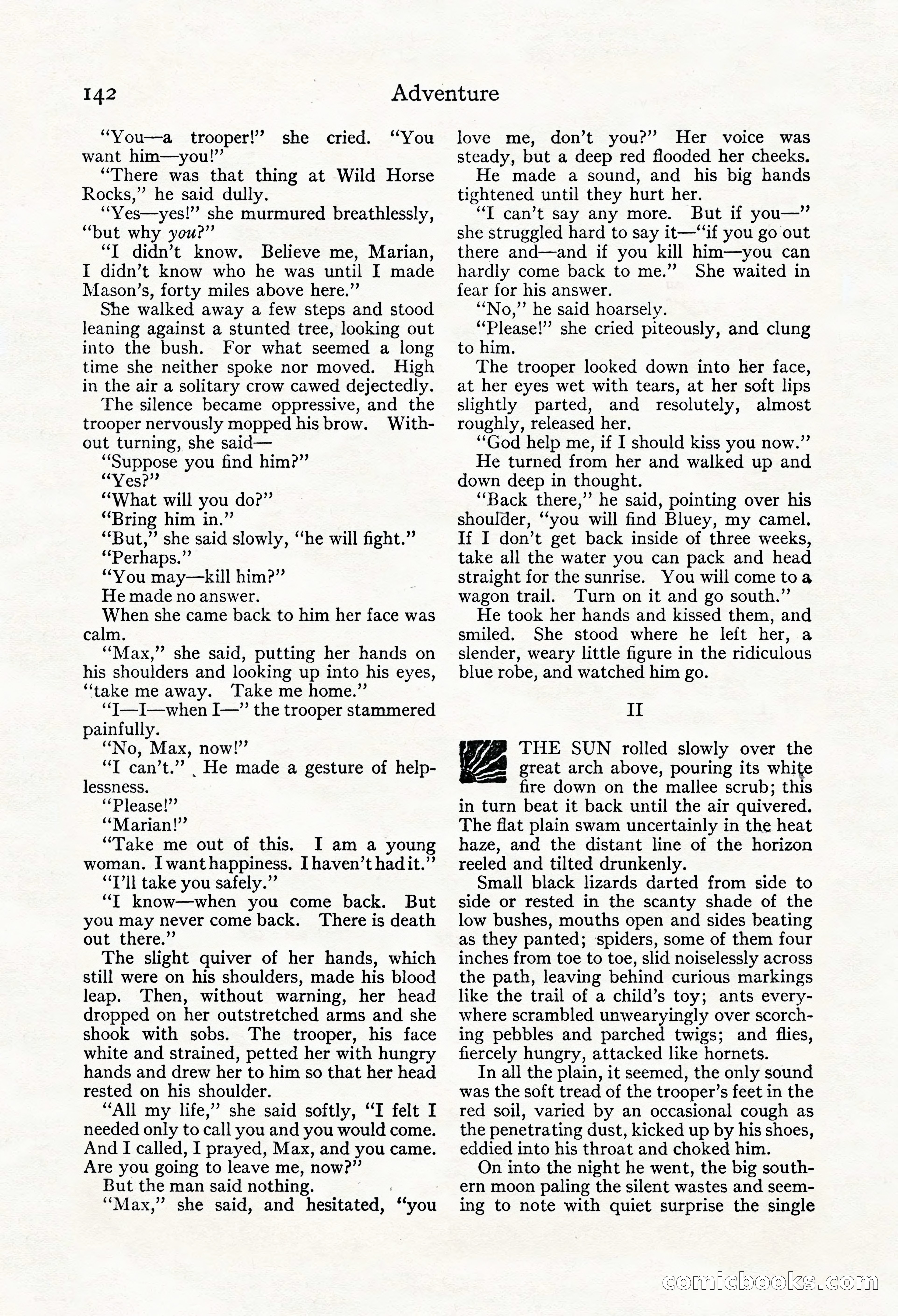 Adventure Magazine, Mid-September 1917 — page 144 of 196