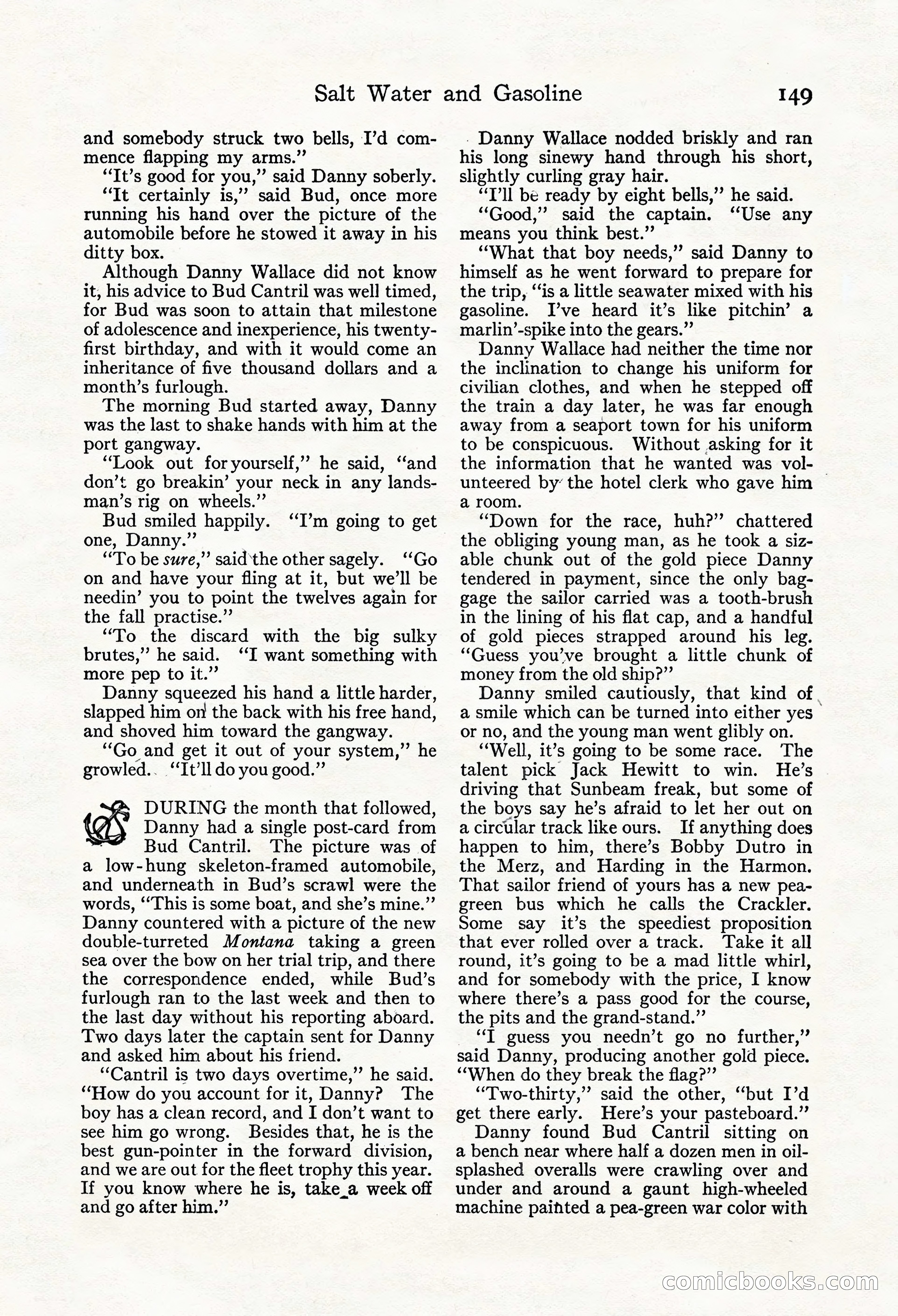 Adventure Magazine, Mid-September 1917 — page 151 of 196