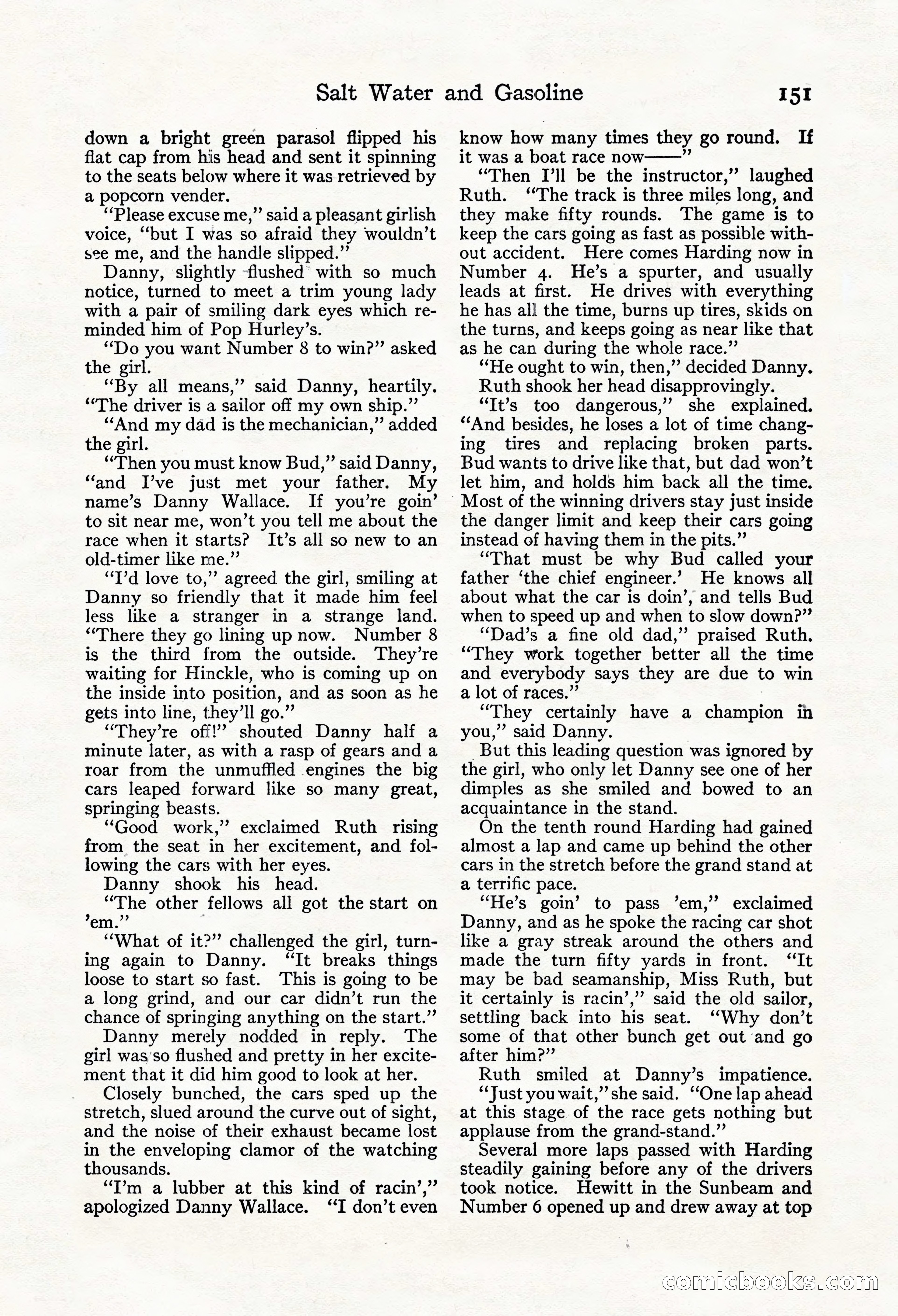 Adventure Magazine, Mid-September 1917 — page 153 of 196