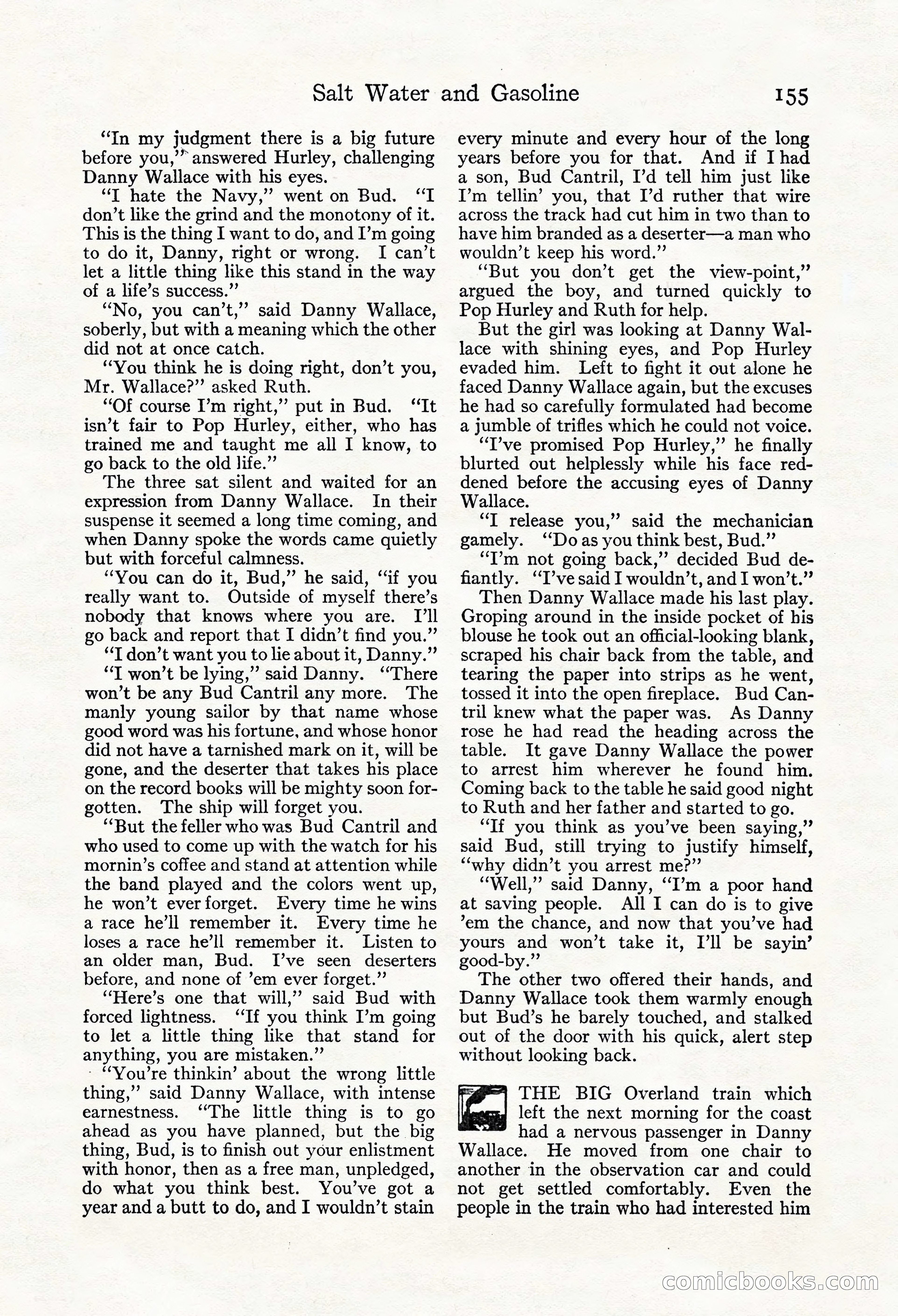 Adventure Magazine, Mid-September 1917 — page 157 of 196