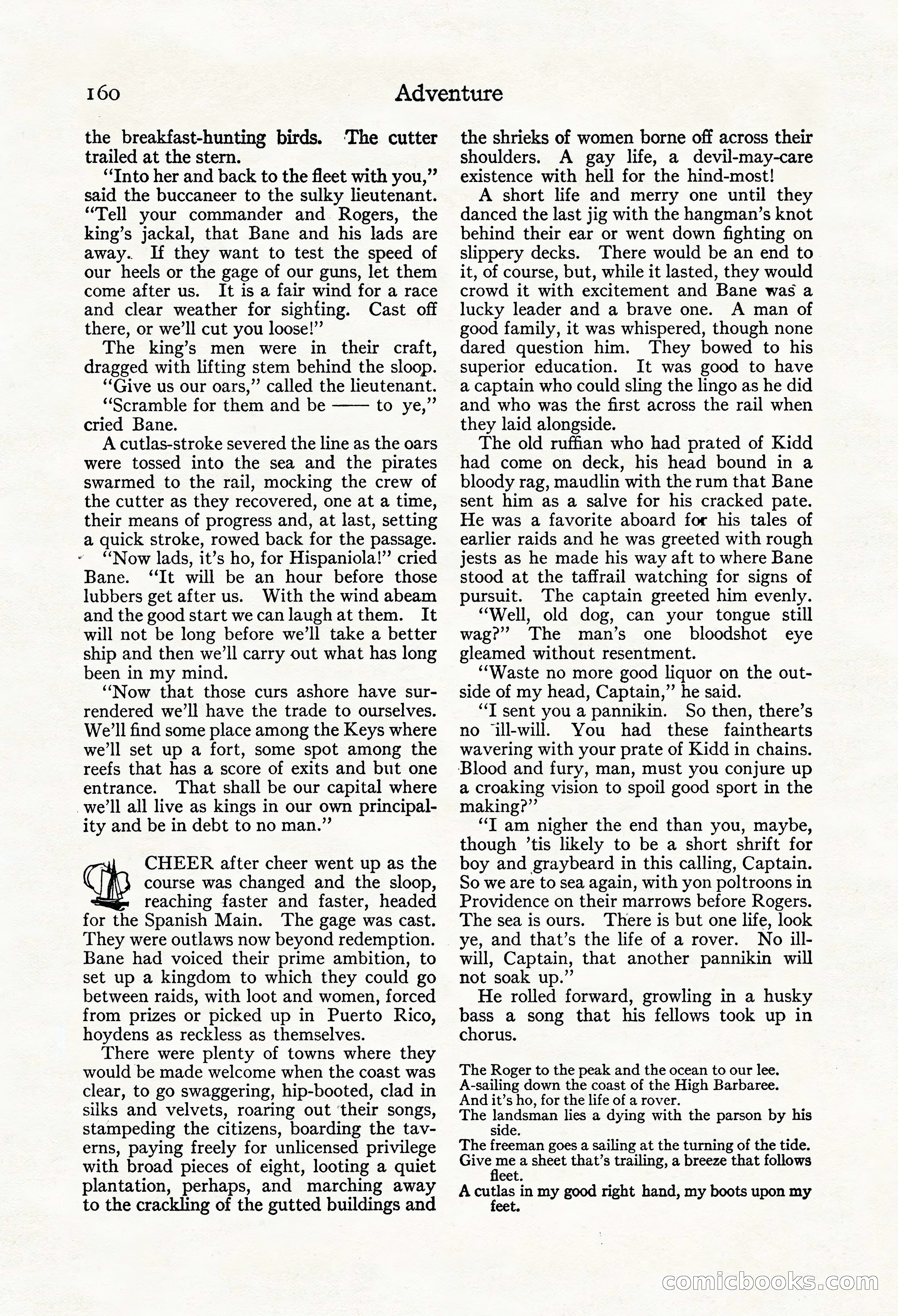 Adventure Magazine, Mid-September 1917 — page 162 of 196