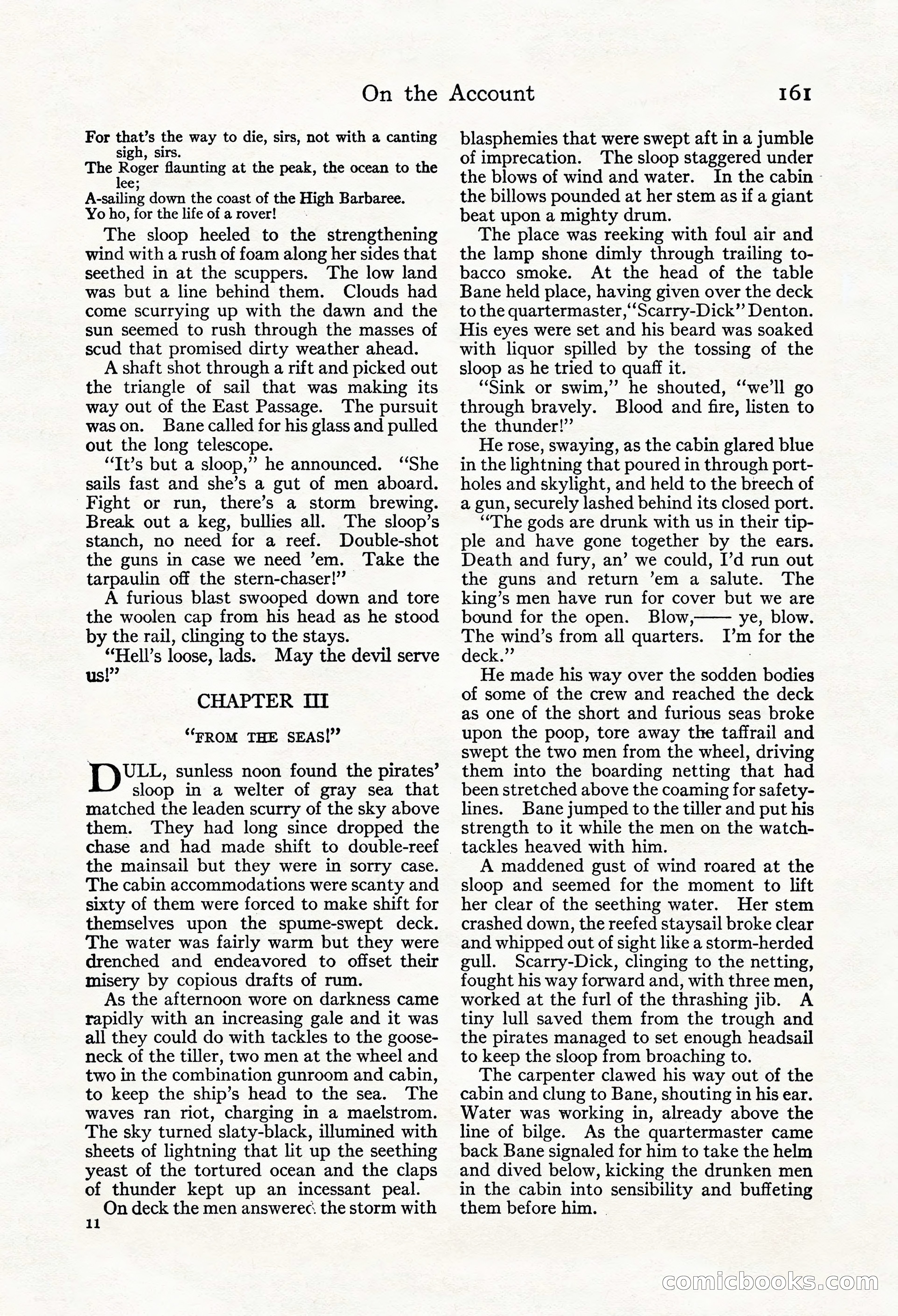 Adventure Magazine, Mid-September 1917 — page 163 of 196