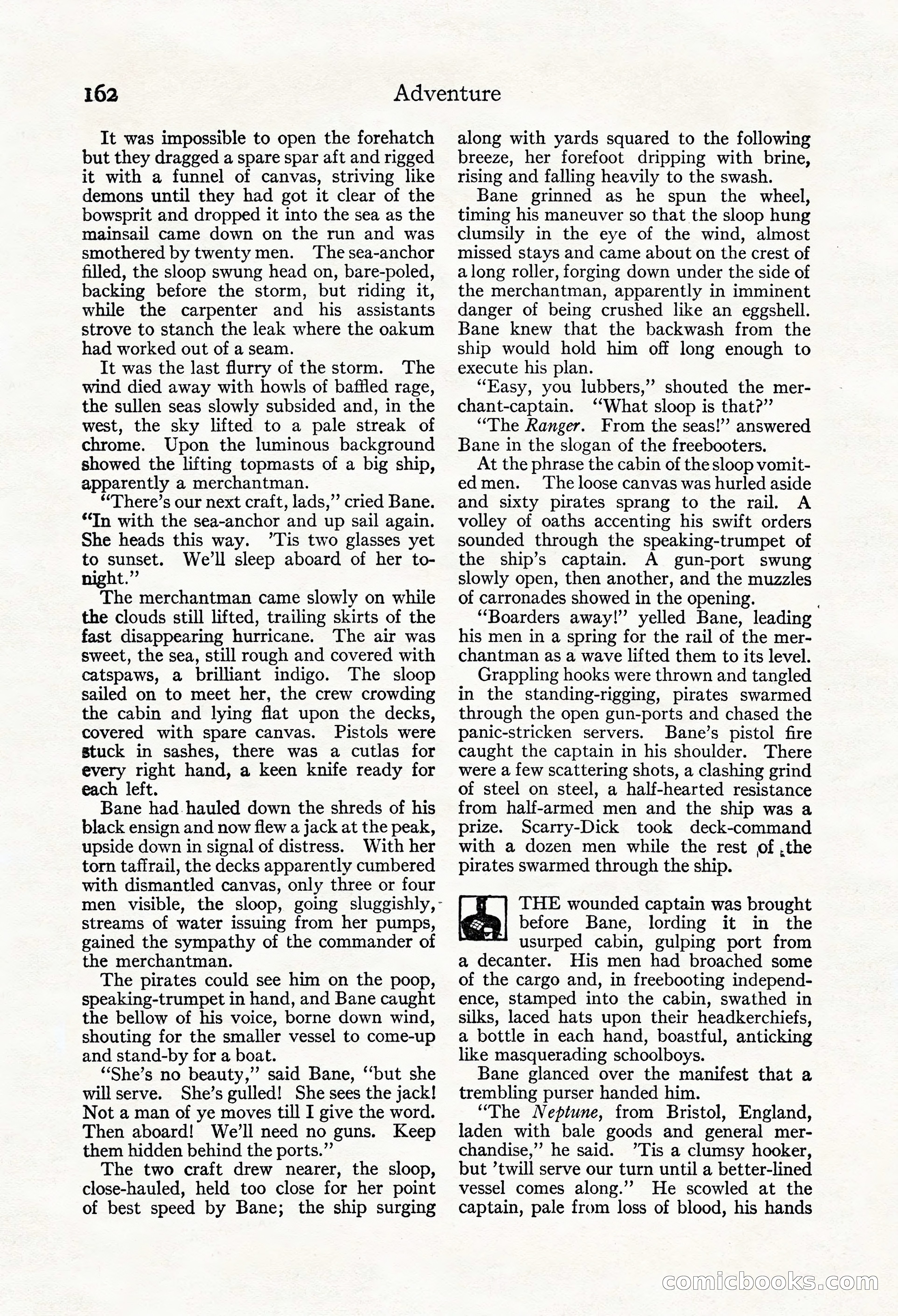 Adventure Magazine, Mid-September 1917 — page 164 of 196