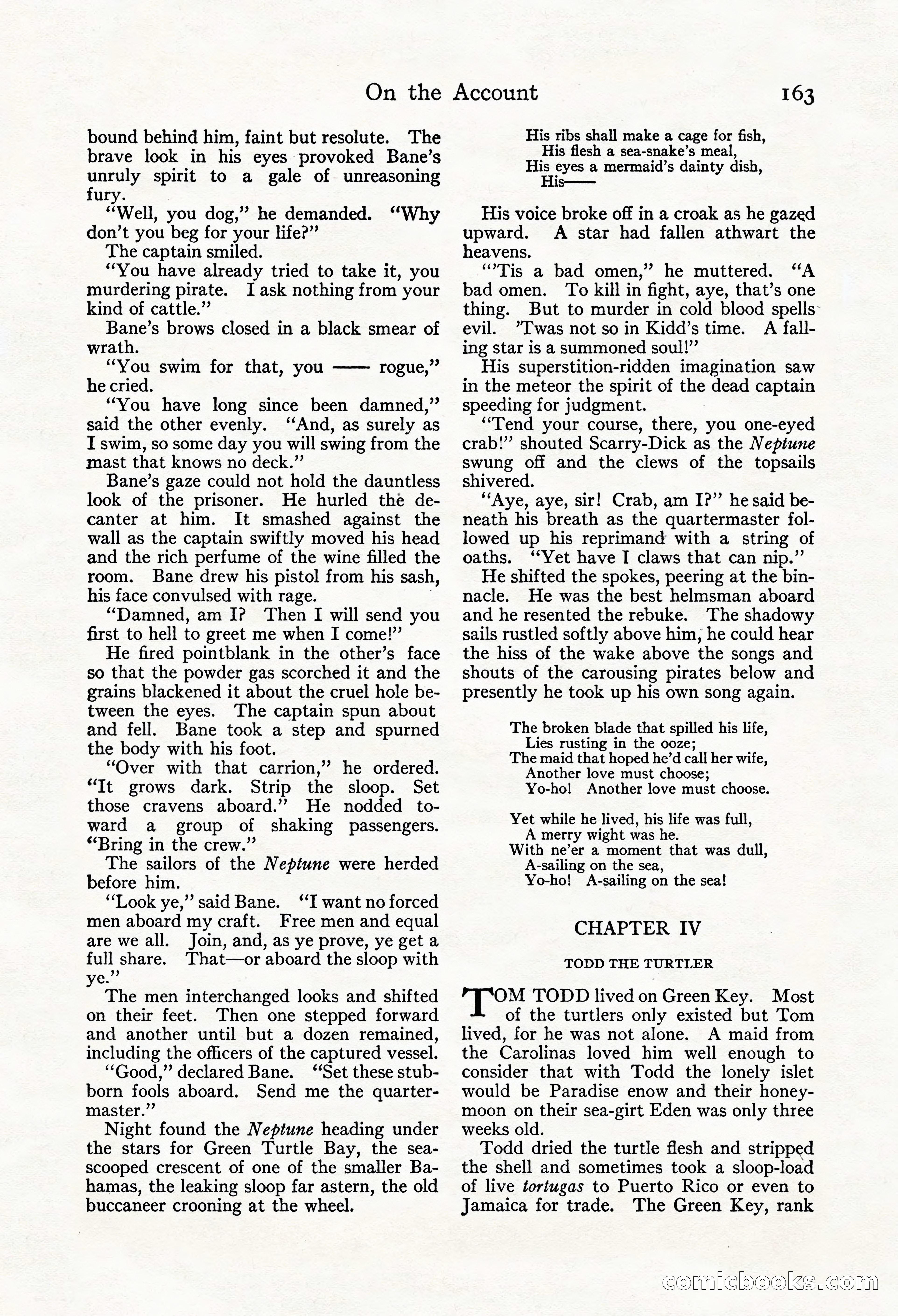 Adventure Magazine, Mid-September 1917 — page 165 of 196