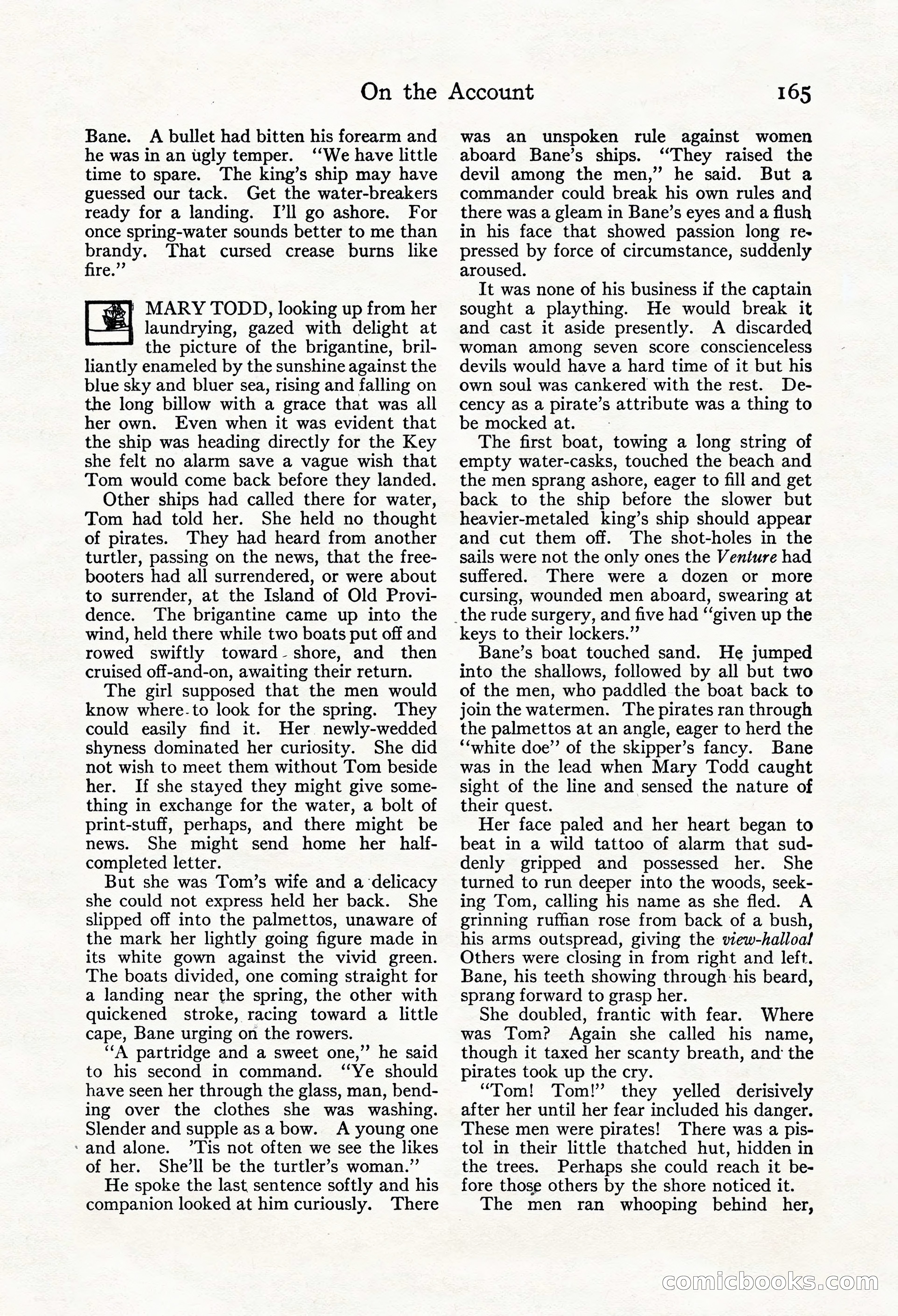 Adventure Magazine, Mid-September 1917 — page 167 of 196