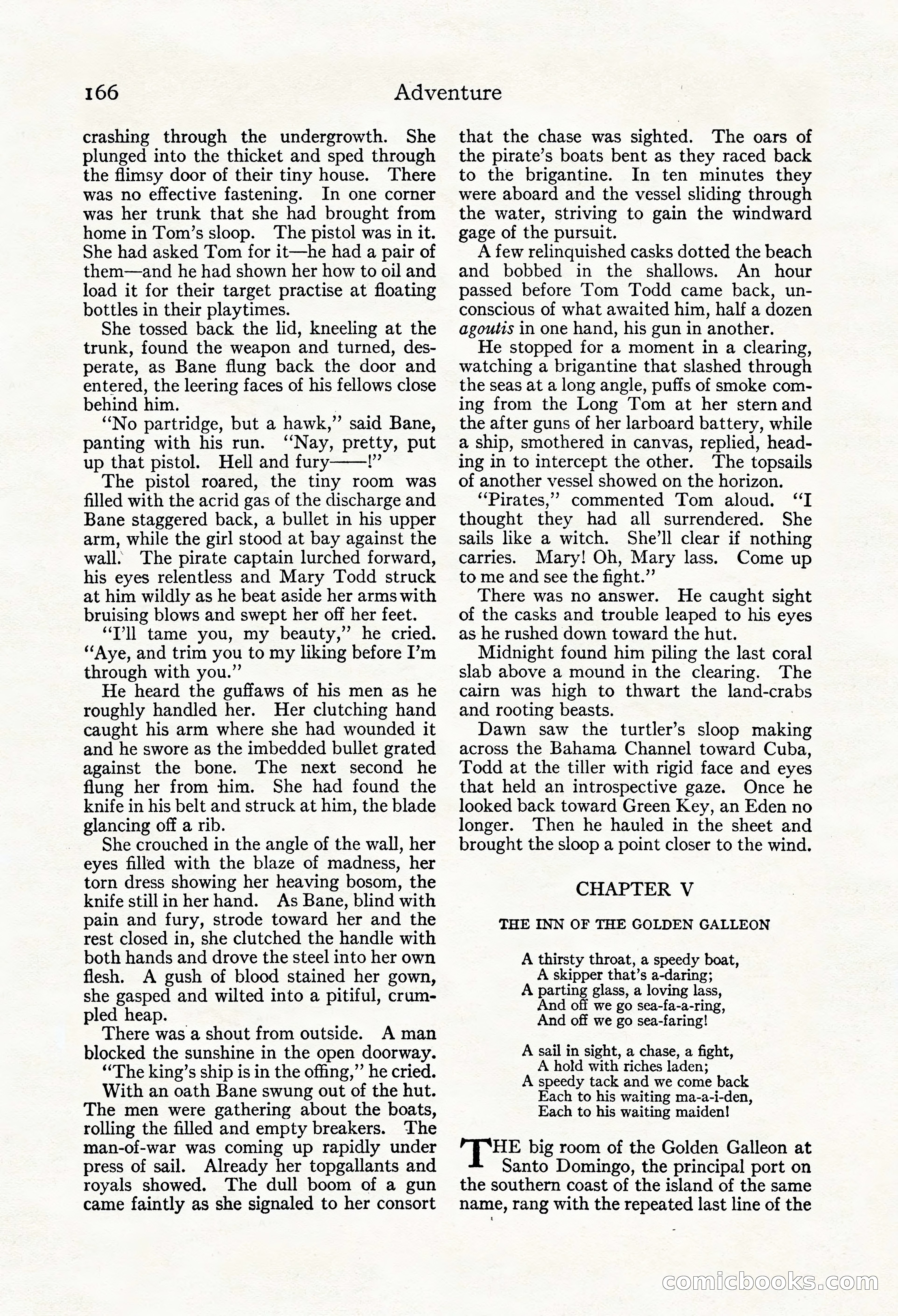 Adventure Magazine, Mid-September 1917 — page 168 of 196
