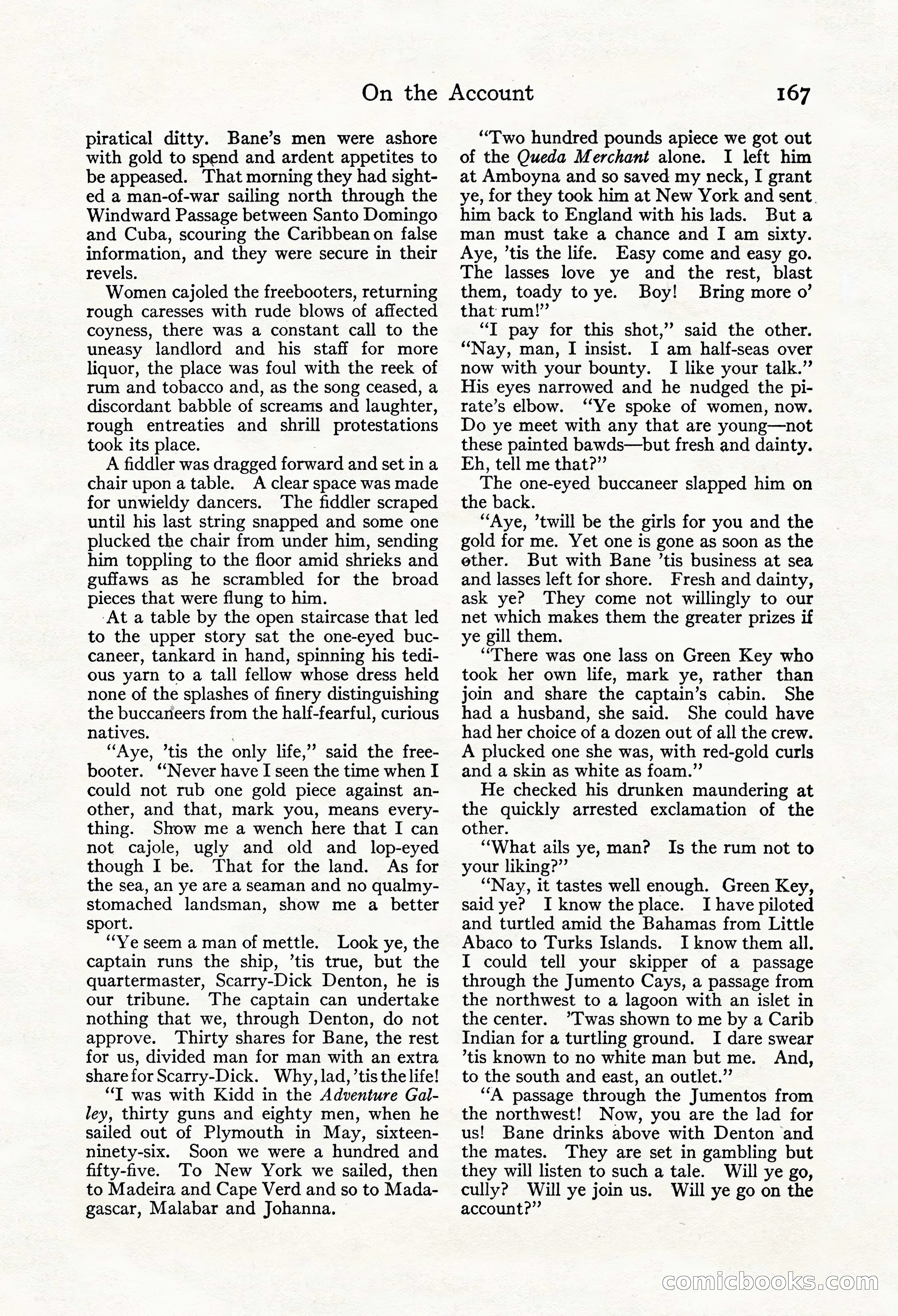 Adventure Magazine, Mid-September 1917 — page 169 of 196