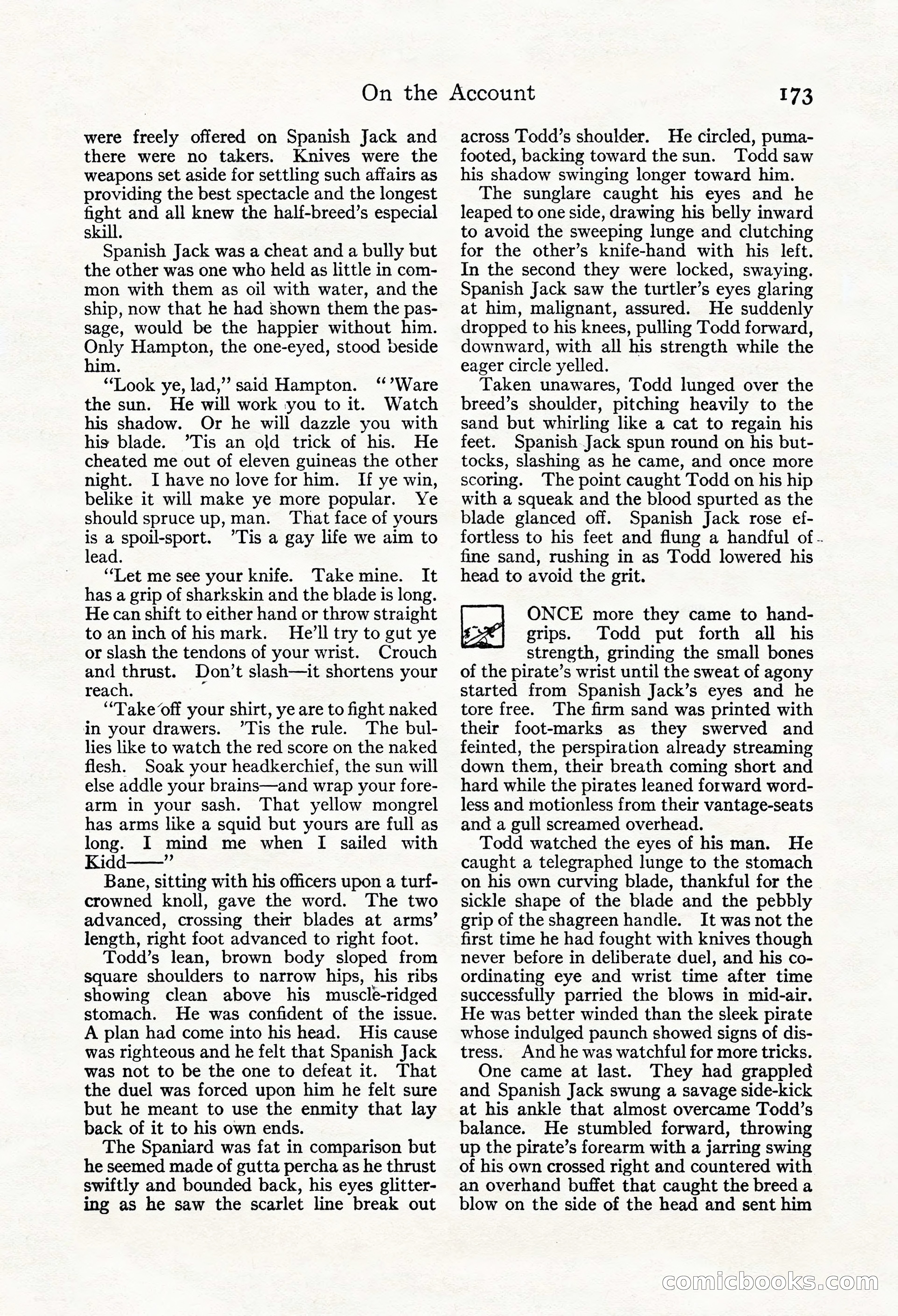 Adventure Magazine, Mid-September 1917 — page 175 of 196