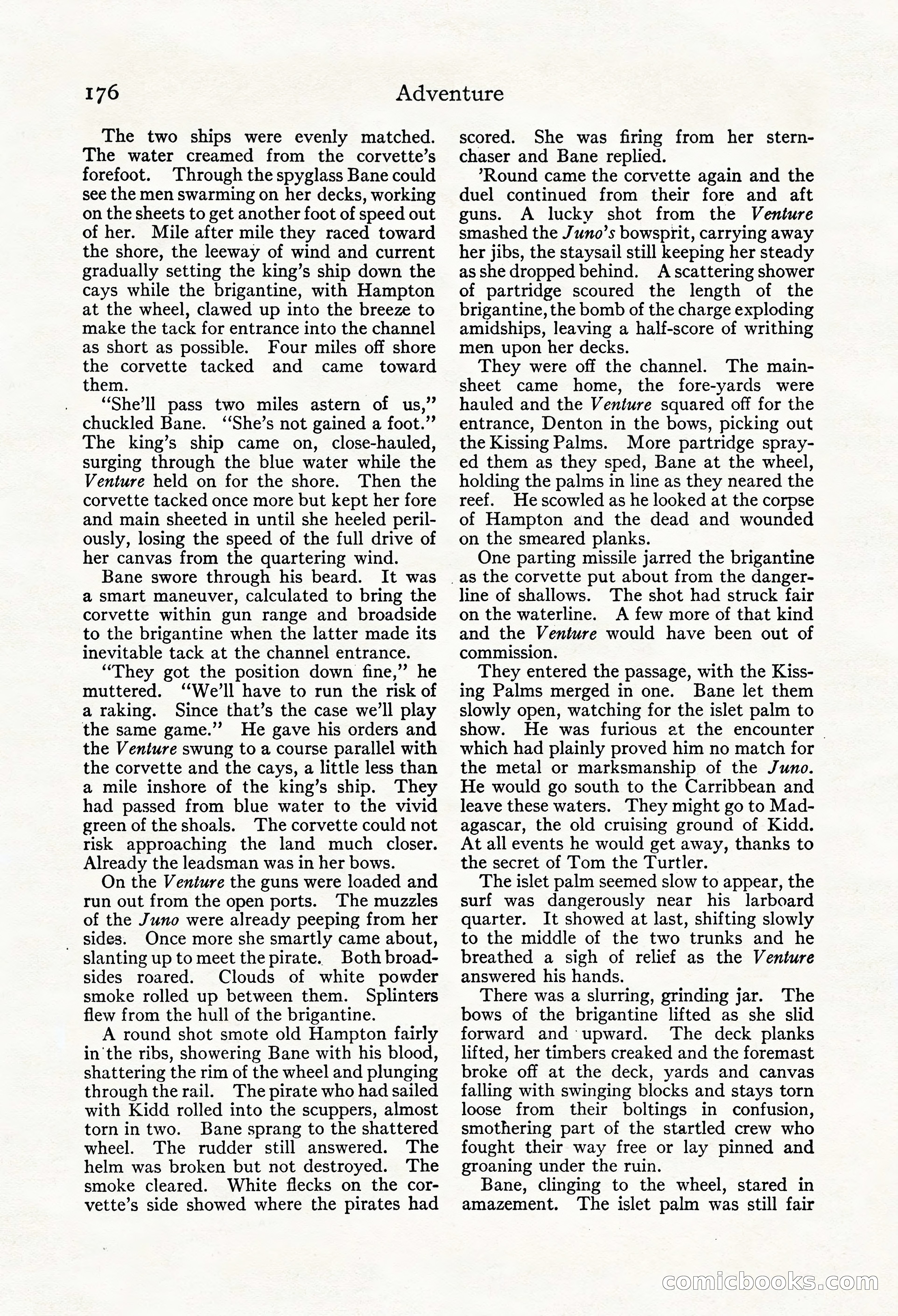 Adventure Magazine, Mid-September 1917 — page 178 of 196
